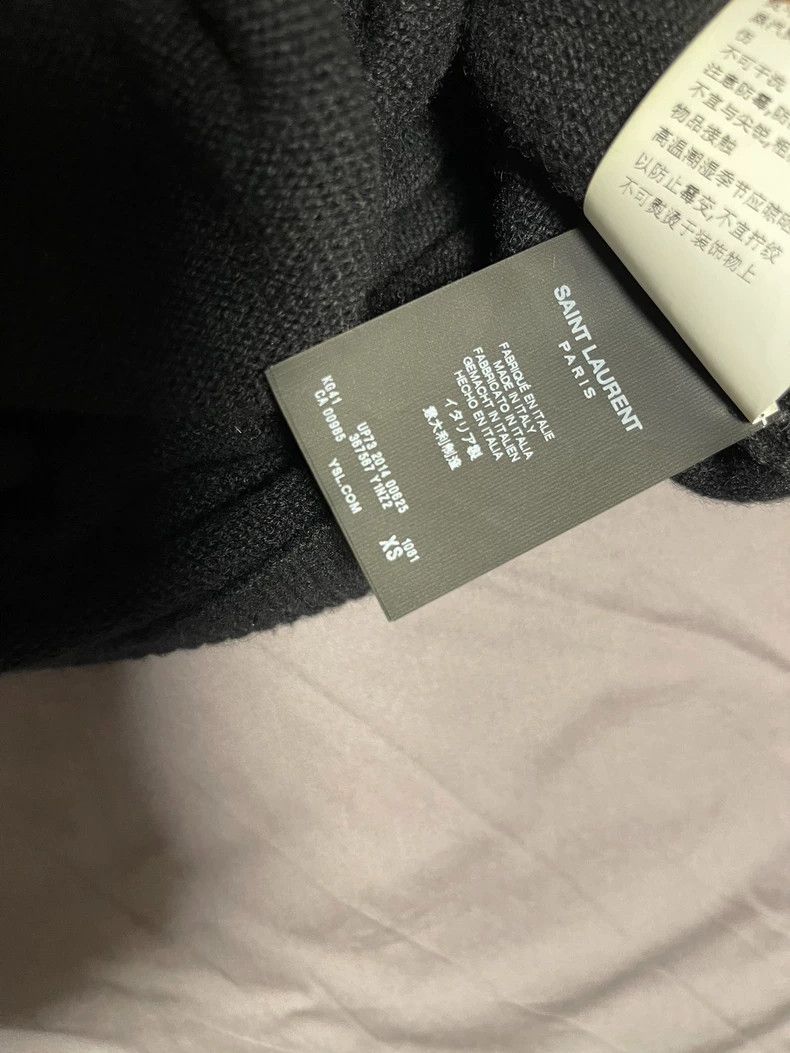 Saint Laurent Paris Saint Laurent Paris Deep V-neck rivet sweater Size XS / US 0-2 / IT 36-38 - 3 Thumbnail