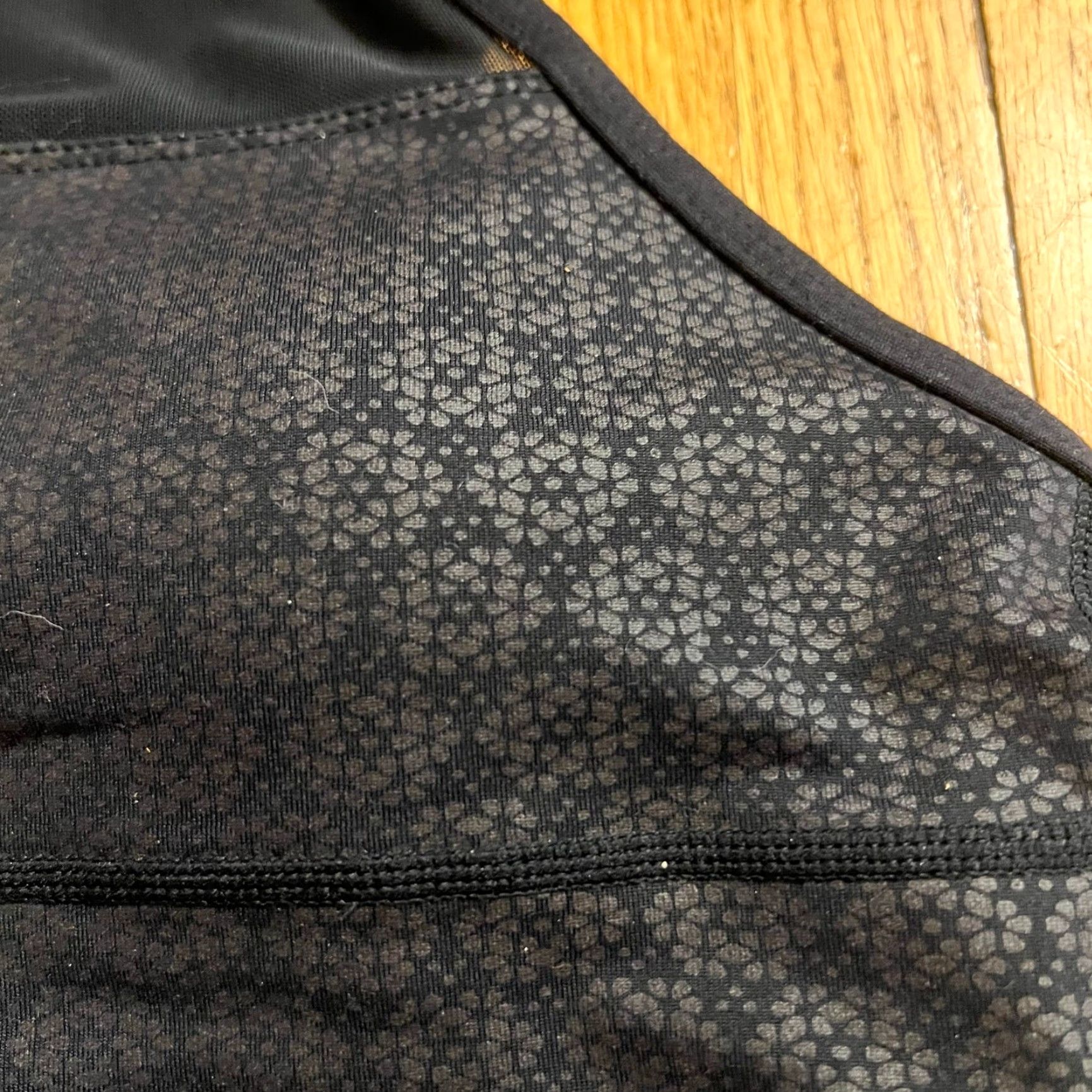 Vintage Zyia Active Sports Bra Womens Medium Black Razor Back Size ONE SIZE - 2 Thumbnail