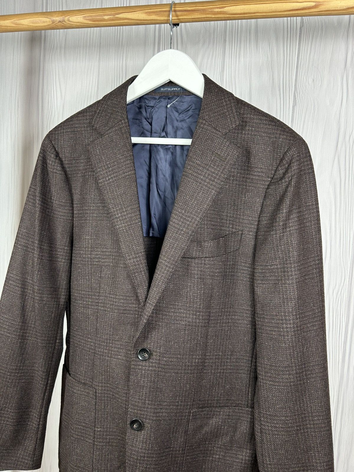 Suitsupply Suitsupply Havana Patch HL Slim Wool Blazer Jacket Size 48 Size 48S - 3 Thumbnail
