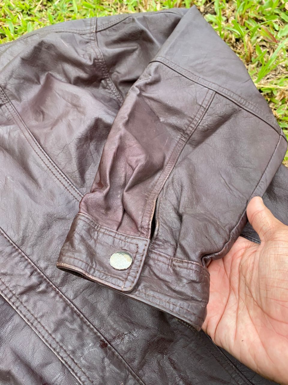 Leather VINTAGE ECHT LEDER PEANUT BROWN LEATHER JACKET Size US M / EU 48-50 / 2 - 6 Thumbnail