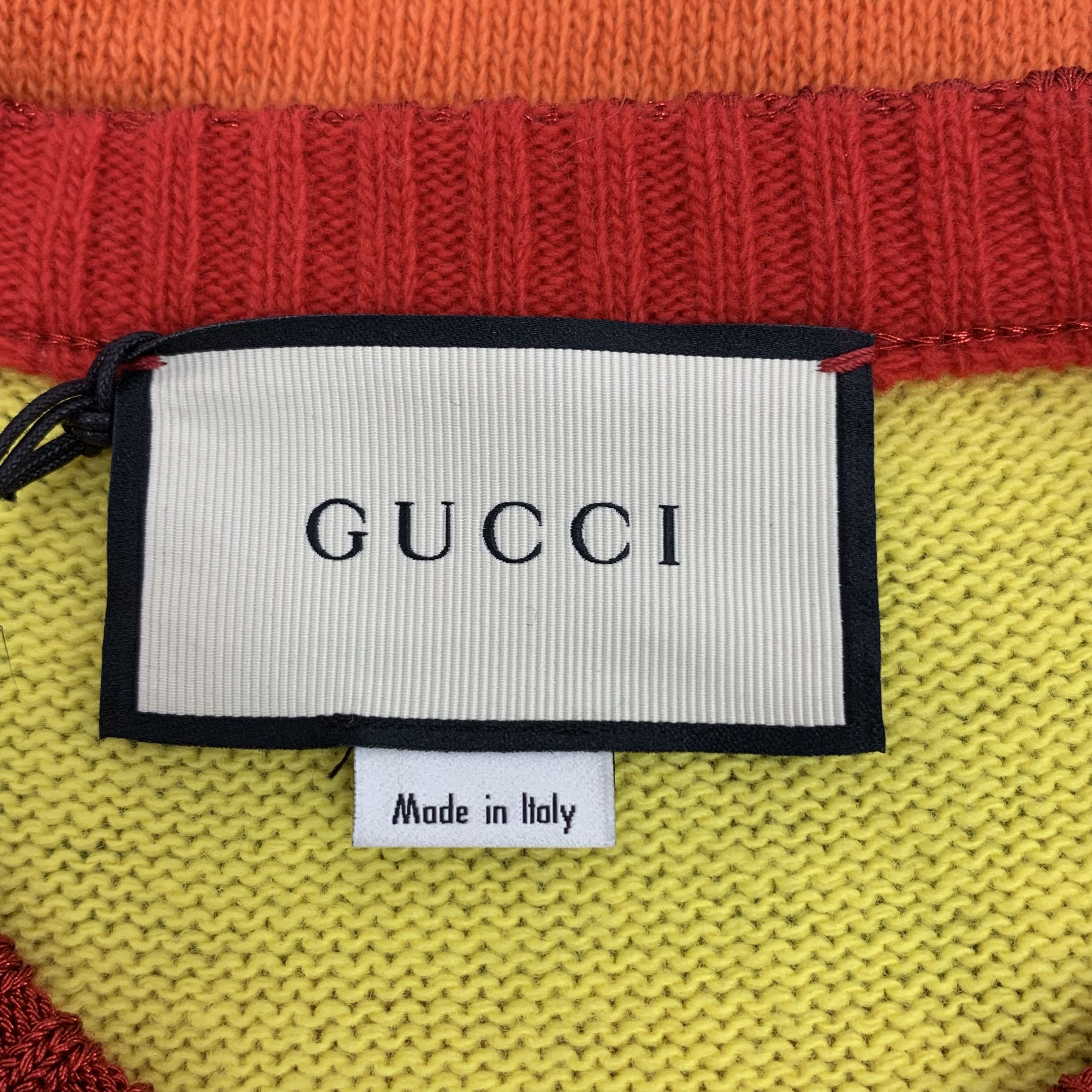 Gucci Gucci Tiger Sequin Wool Sweater Multicolor (S) Size S / US 4 / IT 40 - 5 Thumbnail