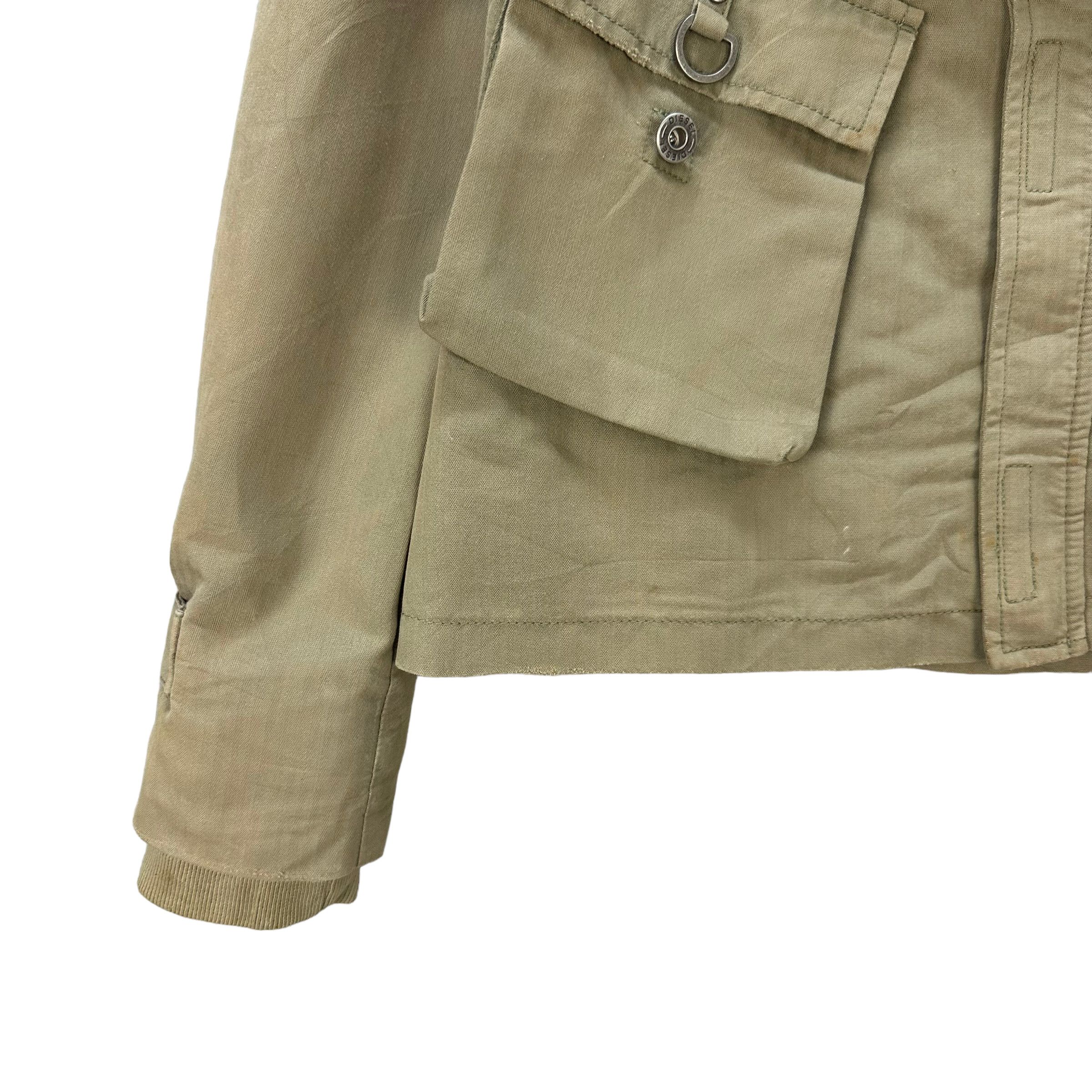 Diesel DIESEL NICE DESIGN HOODED CROPPED JACKET #7931-190 Size XS / US 0-2 / IT 36-38 - 4 Thumbnail