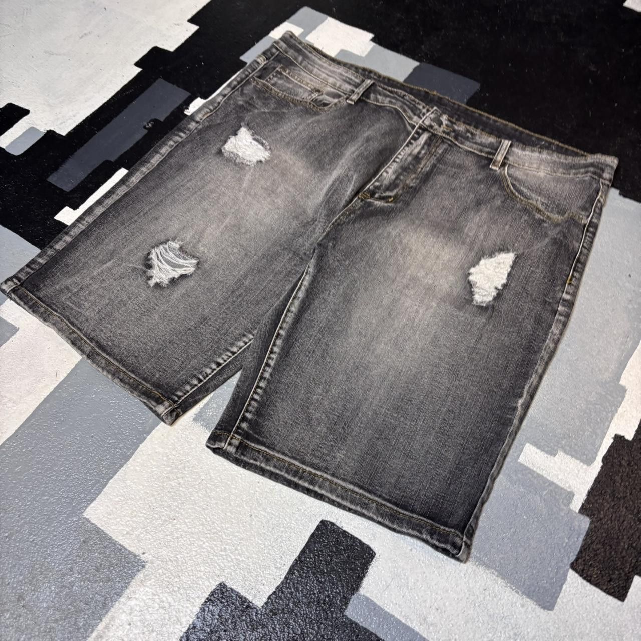 Japanese Brand × Vintage Vintage denim shorts Size US 38 / EU 54 - 3 Thumbnail