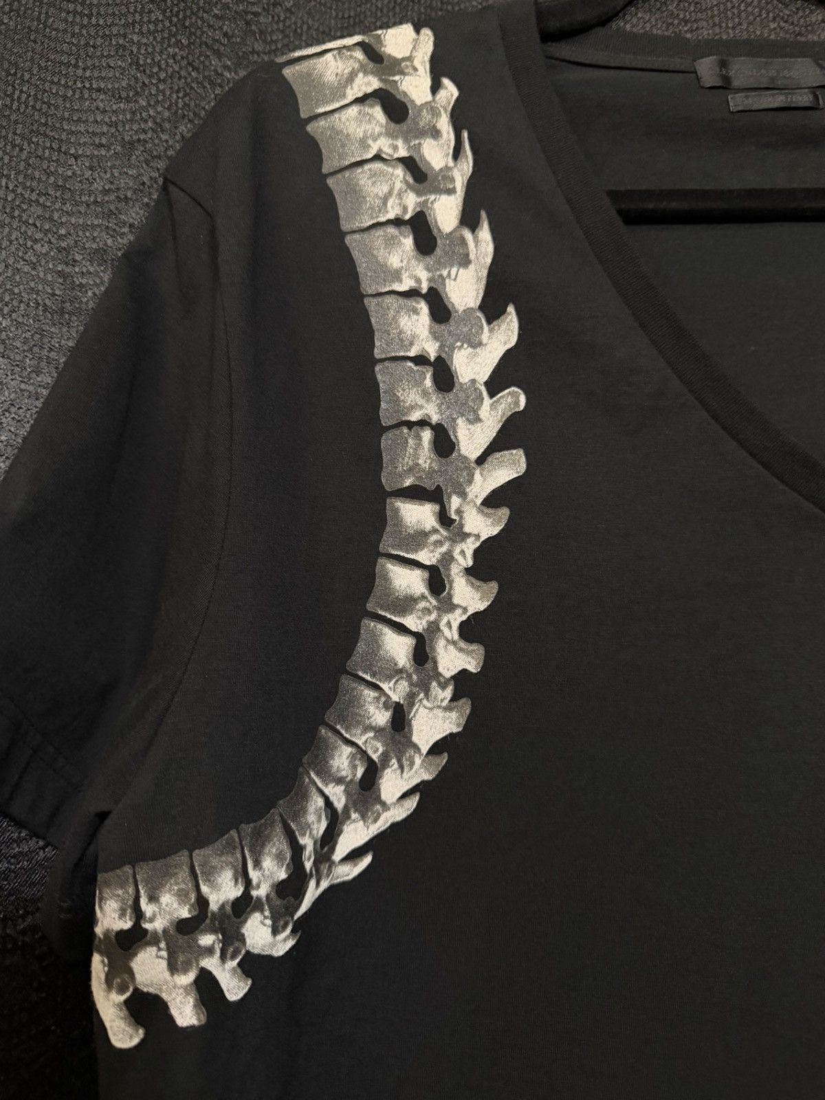 Alexander McQueen Vertebrae Harness Vneck in Black Size US XL / EU 56 / 4 - 2 Thumbnail