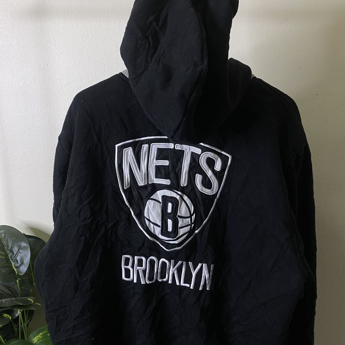 NBA Vintage Y2K Brooklyn Nets NBA Reversible Jacket Size US XXL / EU 58 / 5 - 2 Thumbnail