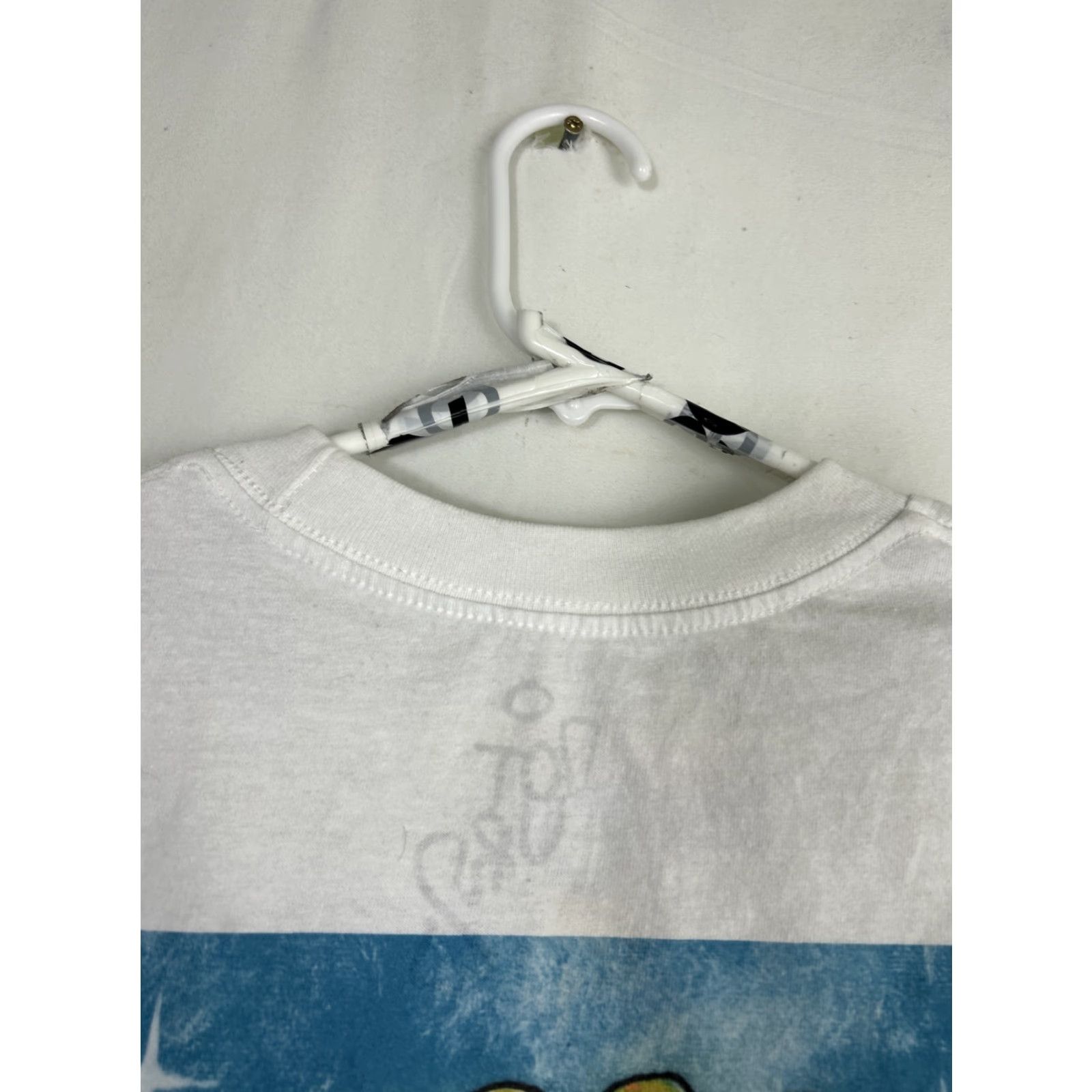 Pinko Not Urs Men’s M White SS T-Shirt - Pink Panther Not Urs Graffiti Funny Short Sleeve Shirt, Old English, 21” Chest, 29” Length, 7” Sleeves, Vintage? Size US M / EU 48-50 / 2 - 5 Thumbnail