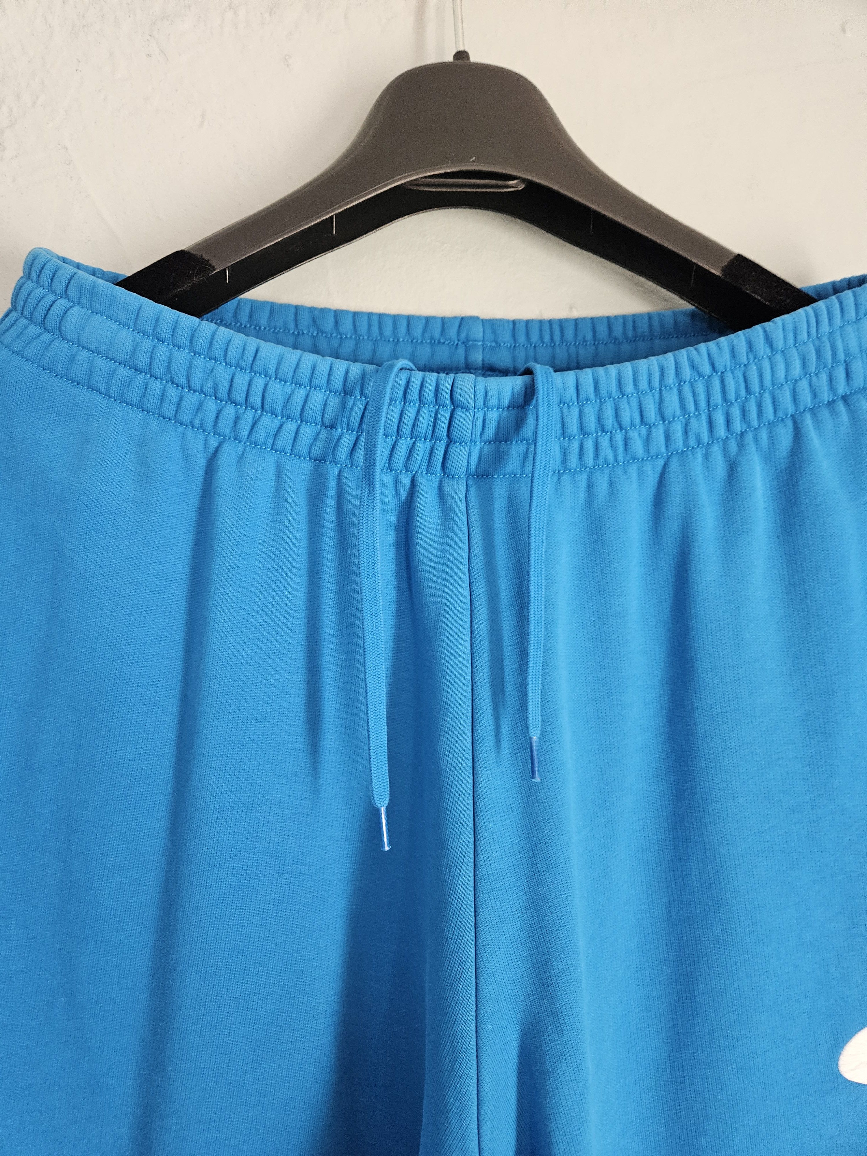 Balenciaga Basketball Loop Logo Sports Icon Blue Sweatpants Size US 28 / EU 44 - 4 Thumbnail