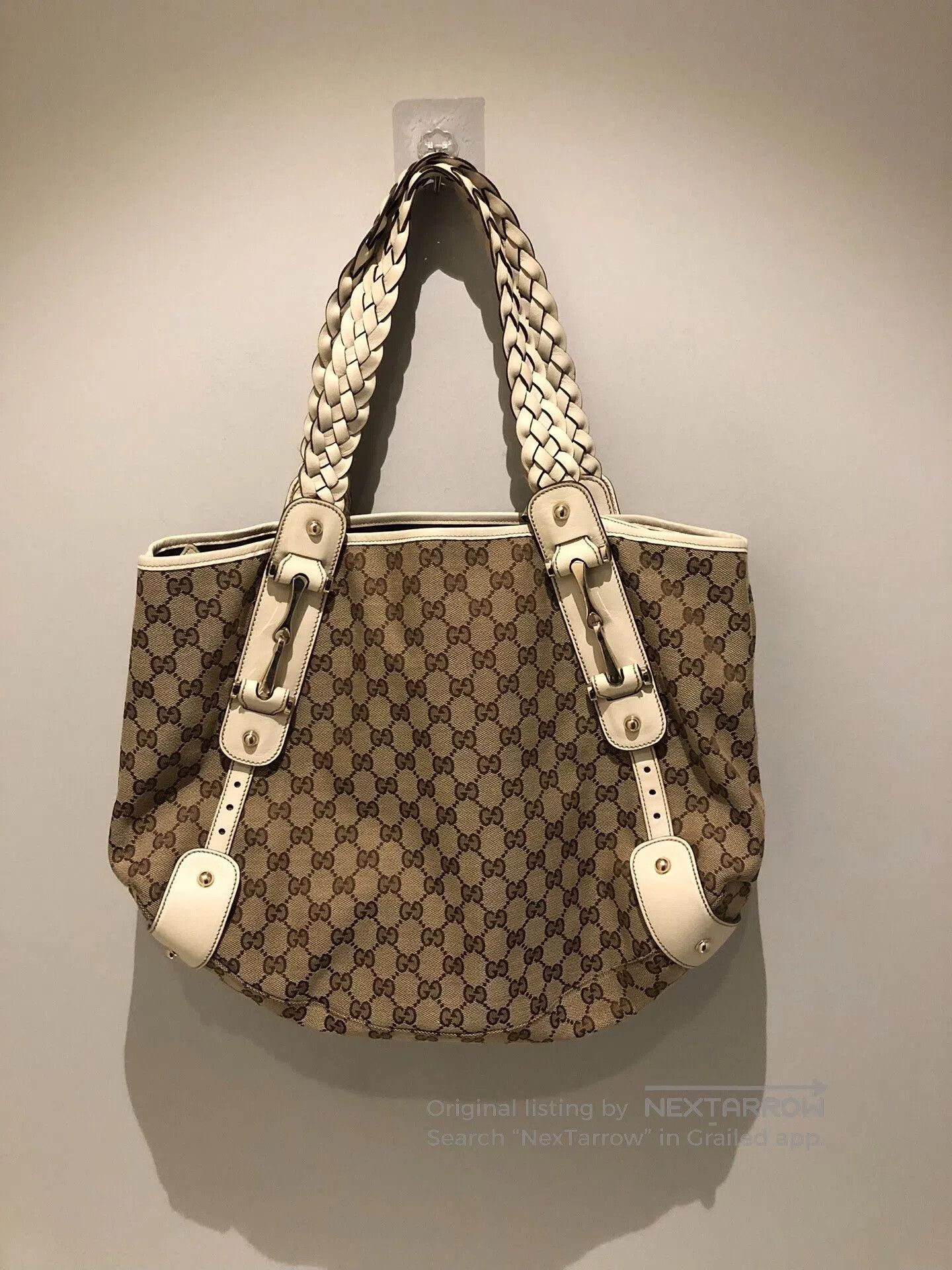 Gucci Gucci Monogram Woven Tote Bag. Size ONE SIZE - 1 Thumbnail