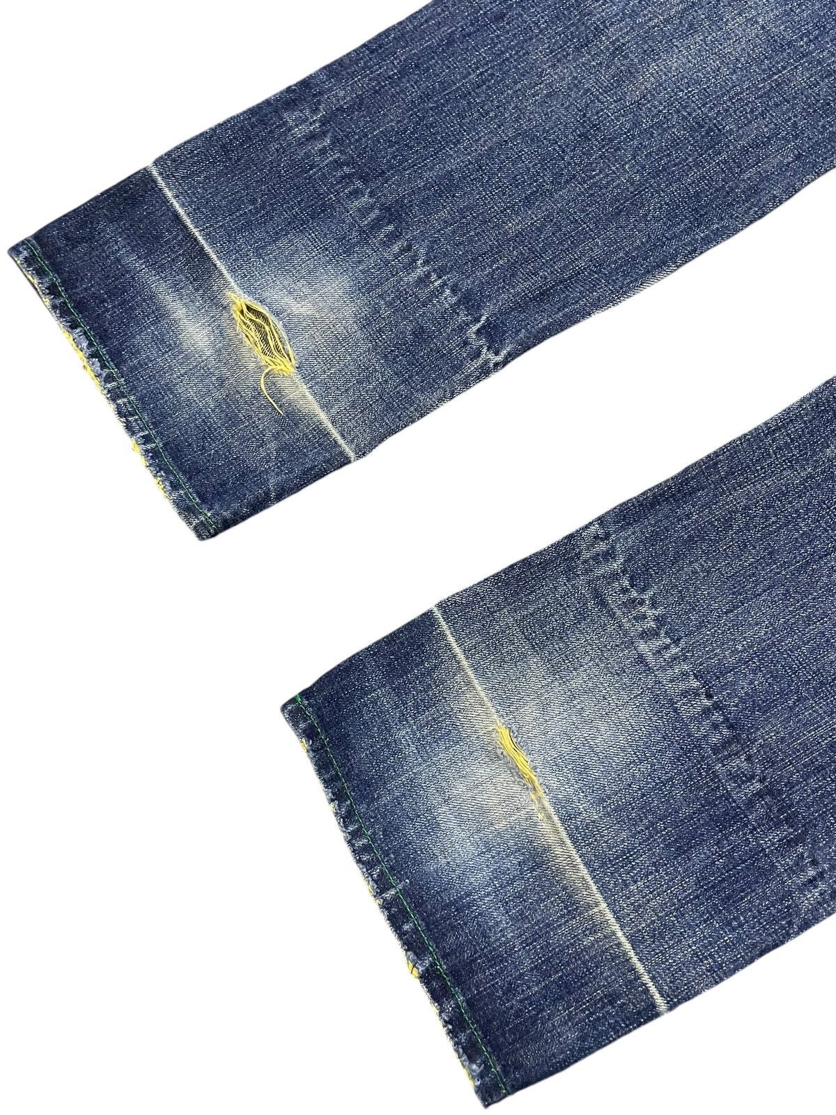 Japanese Brand Doarat Japan Distressed Whiskers Loose Straight Jeans Size US 30 / EU 46 - 14 Thumbnail