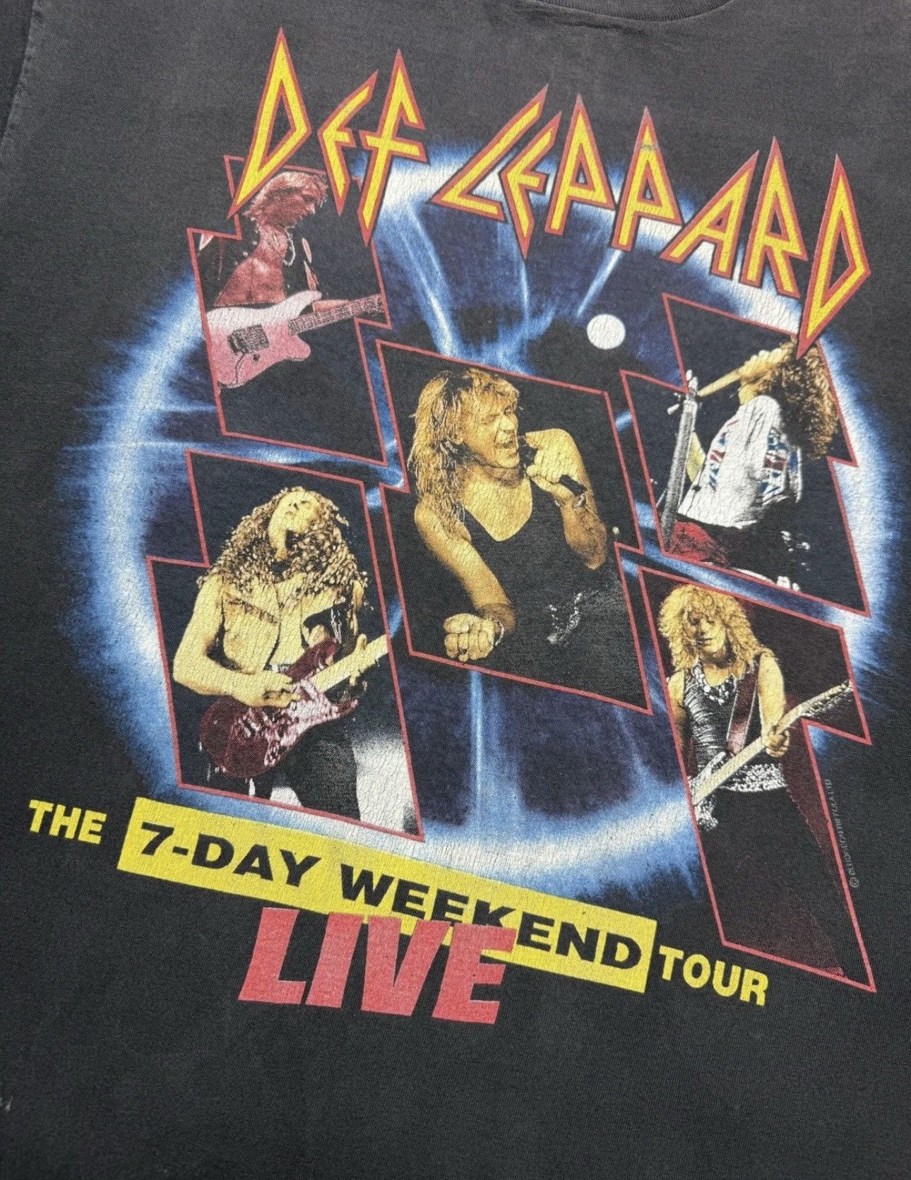 Def Leppard 1992 Def Leppard Tour Tee Giant Tag XL USA Made Size US XL / EU 56 / 4 - 3 Thumbnail