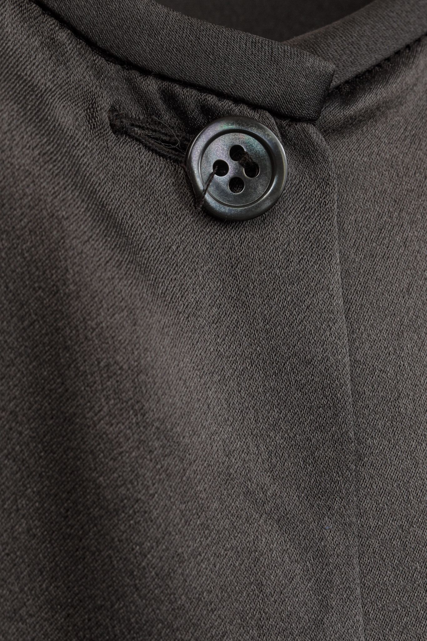 Armani Collezioni Armani Collezioni Raglan Sleeve Grey Silk Blouse Size L / US 10 / IT 46 - 8 Thumbnail