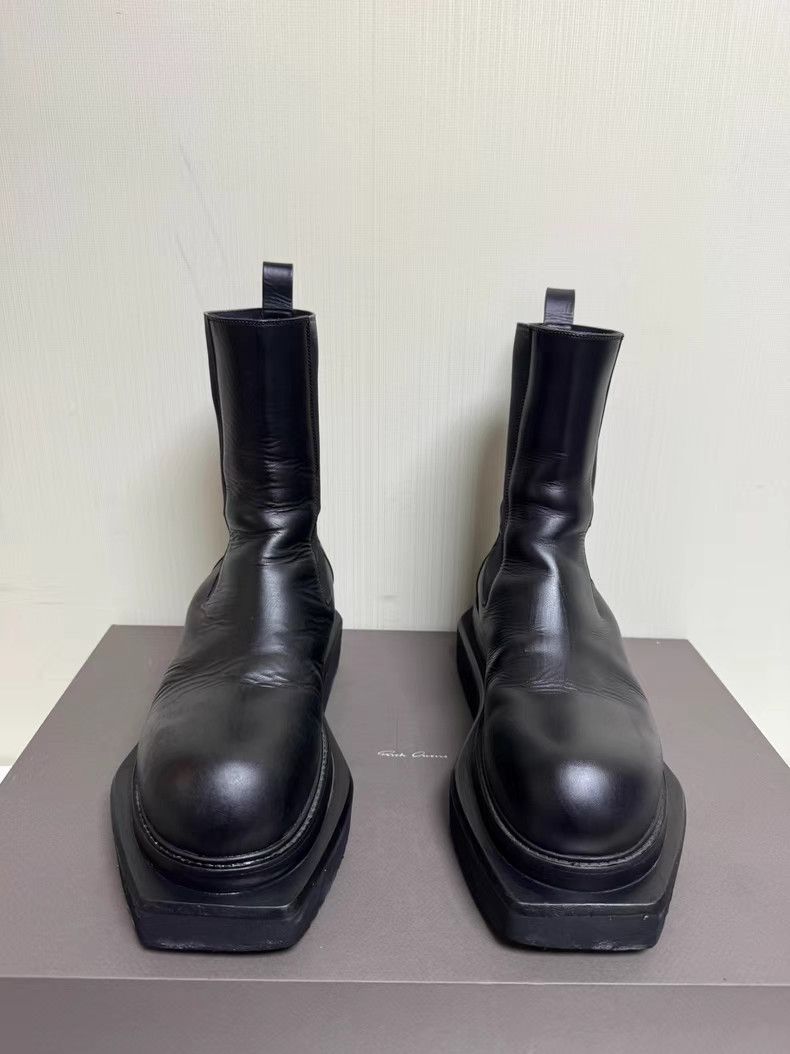 Rick Owens Turbo Platform Coffin Chelsea Combat Boots Q8 Size US 13 / EU 46 - 5 Thumbnail