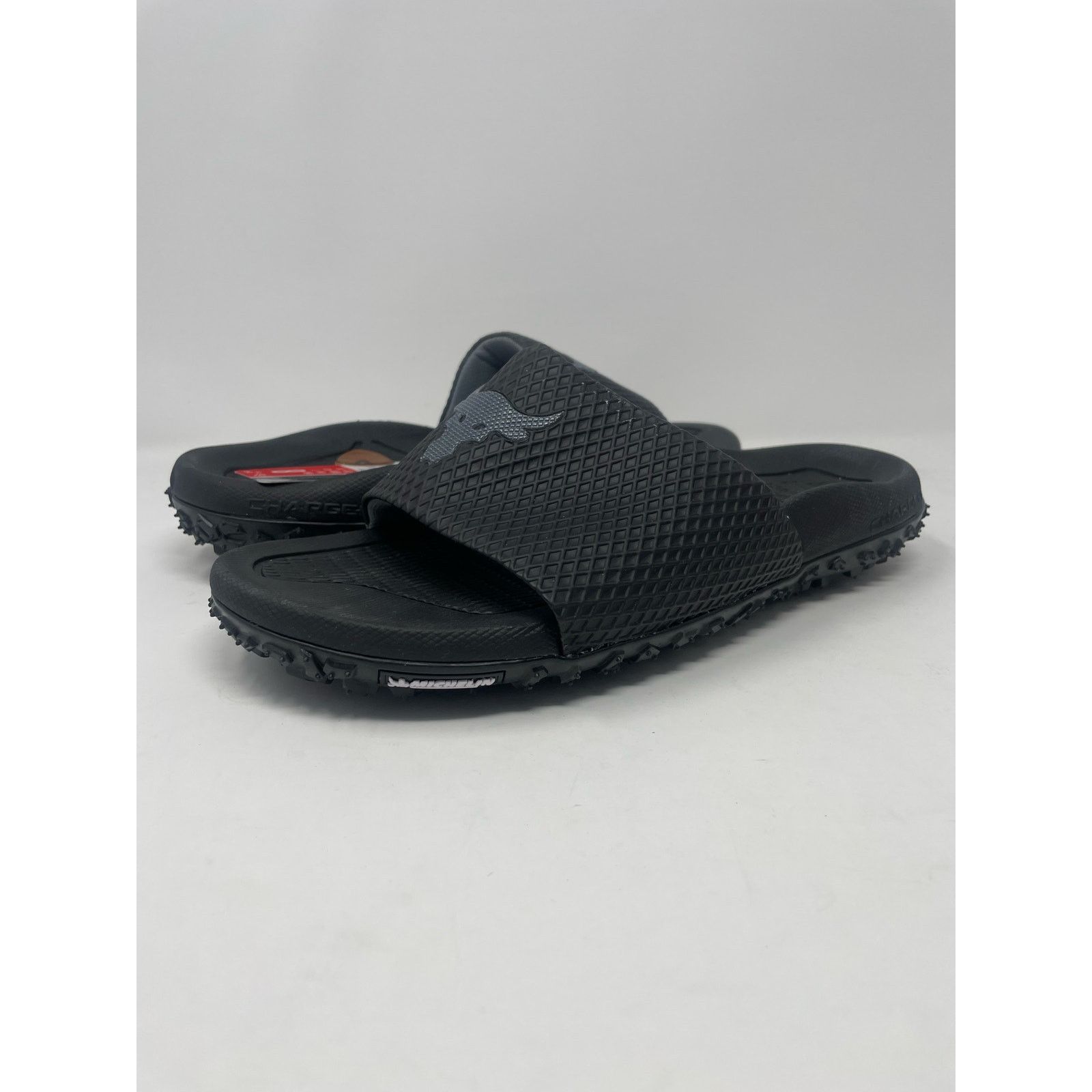Under Armour Under Armour UA Project Rock SL 2.0 Black Slides Mens Size 8 Size US 8 / EU 41 - 2 Thumbnail