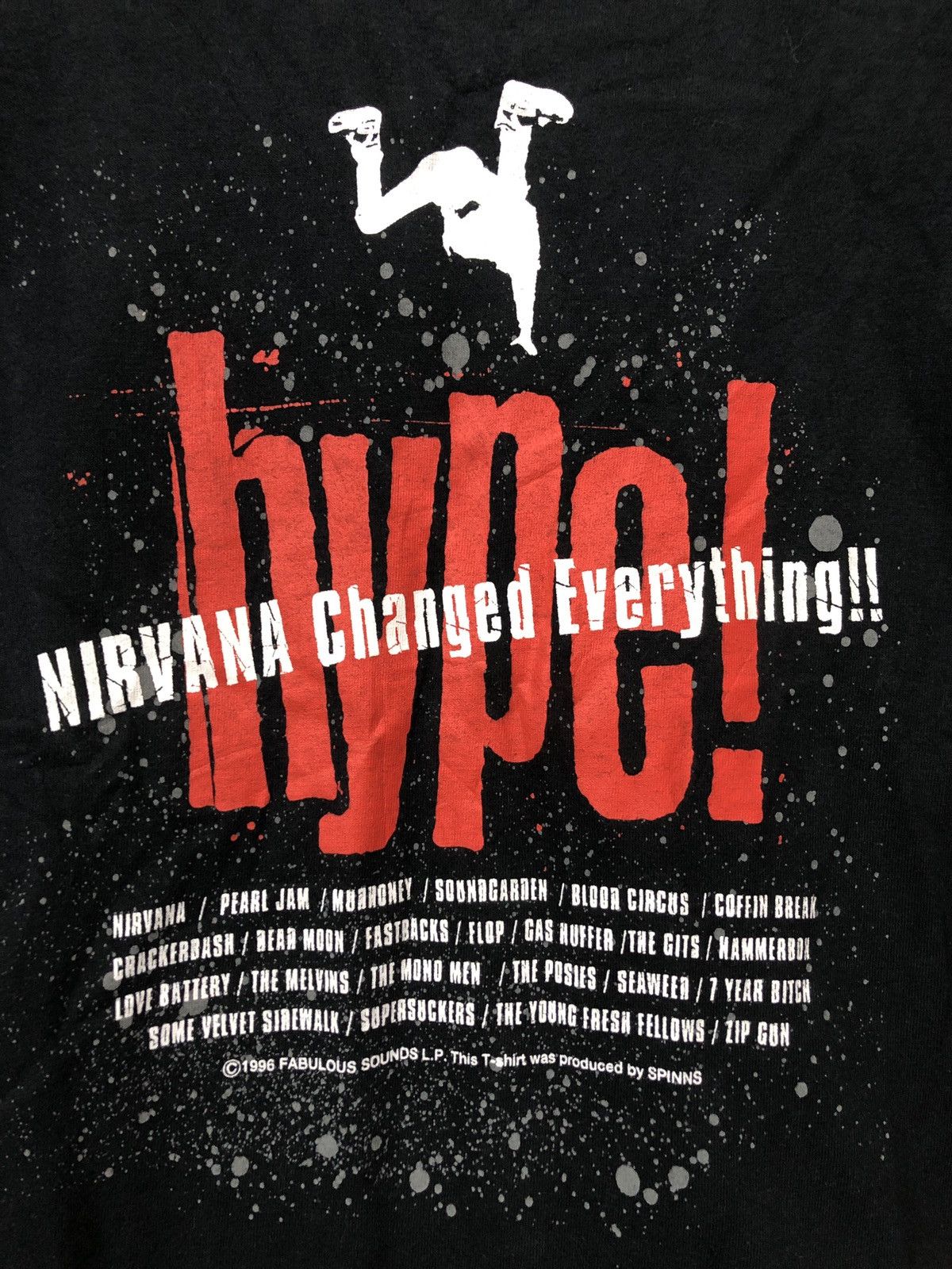 Band Tees Vintage Hype Nirvana Changed Everything Spinns T-Shirt Size US S / EU 44-46 / 1 - 2 Thumbnail