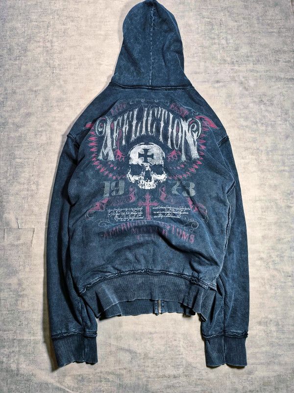 Affliction 2x oversize affliction hoodie reversibile Size US XXL / EU 58 / 5 - 3 Thumbnail