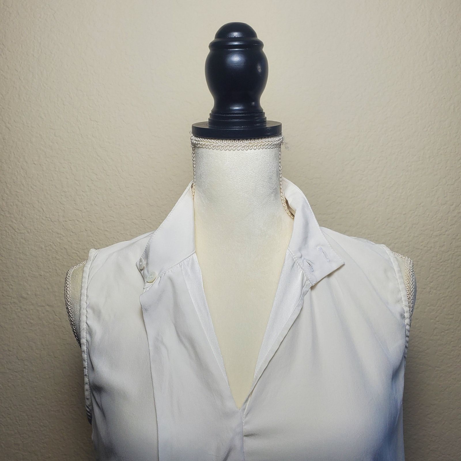 Frame Frame White Silk Tank Top Small Size L / US 10 / IT 46 - 6 Thumbnail