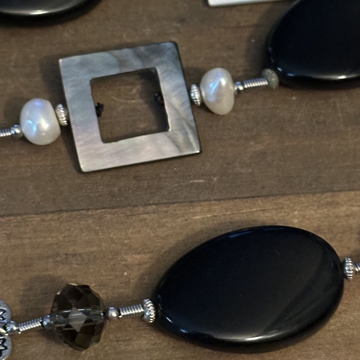 Other Premier Designs station mop, glass & pearl necklace Size ONE SIZE - 4 Thumbnail