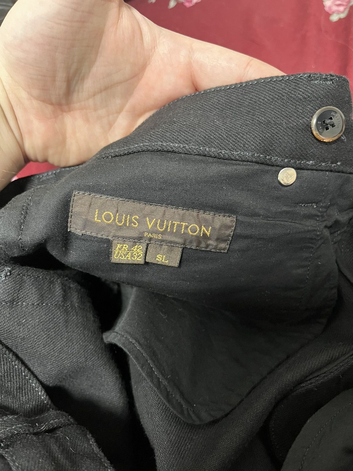 Louis Vuitton NWT Louis Vuitton Black Denim Jeans Size US 32 / EU 48 - 8 Thumbnail