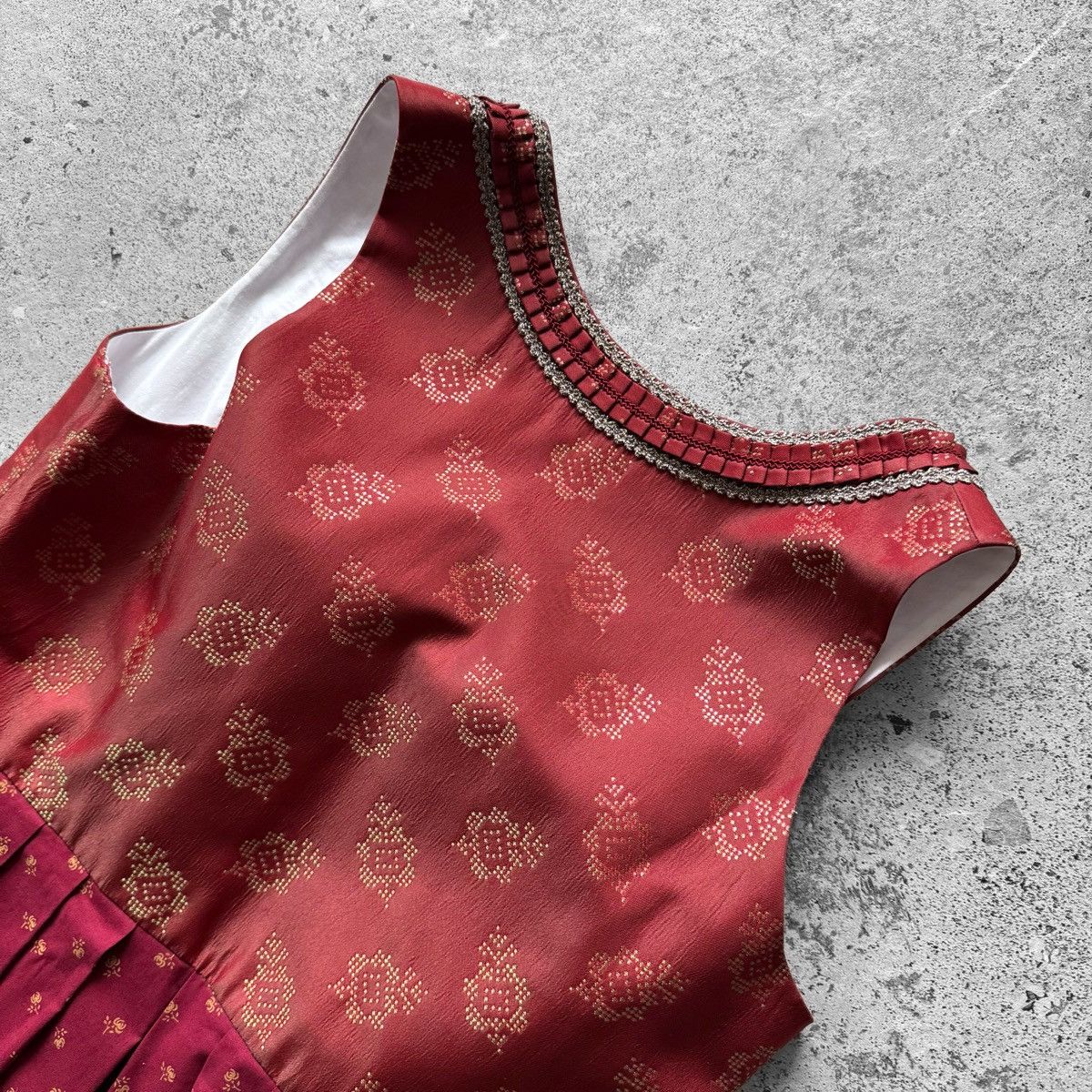 Sportalm Kitzbuhel Sportalm Womens Dirndl Dress Red Traditional Austrian Midi Size XL / US 12-14 / IT 48-50 - 6 Thumbnail