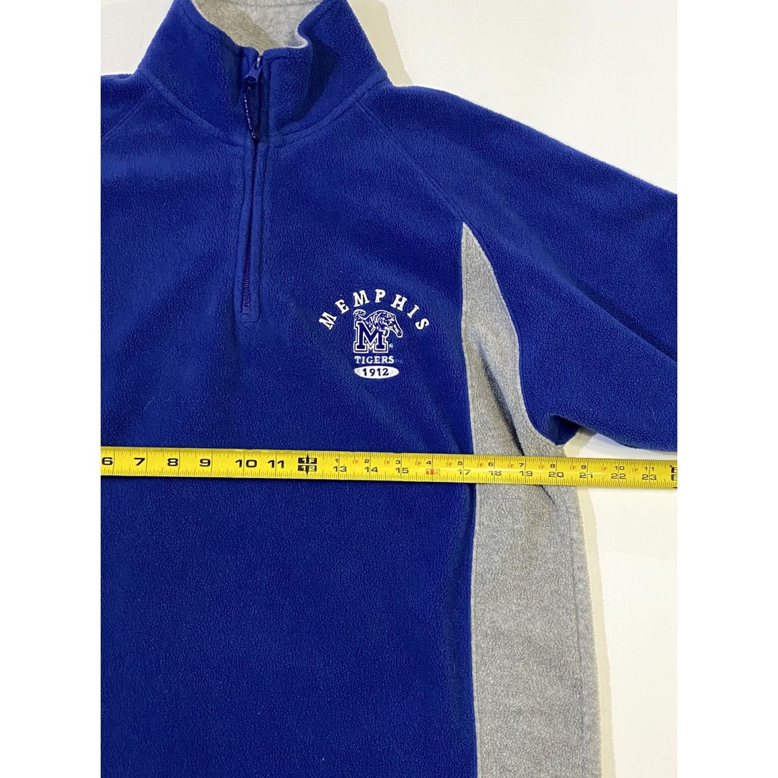 Pro Player VINTAGE Memphis State University Tigers Blue 1/4 Zip Fleece sz Medium Size US M / EU 48-50 / 2 - 3 Thumbnail