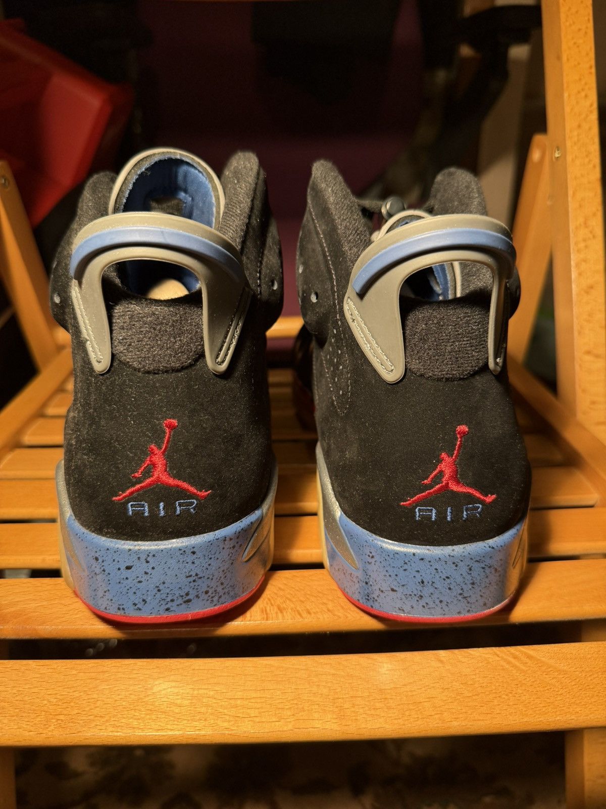 Nike Air Jordan 6 Retro Detroit Pistons Size US 12 / EU 45 - 3 Thumbnail