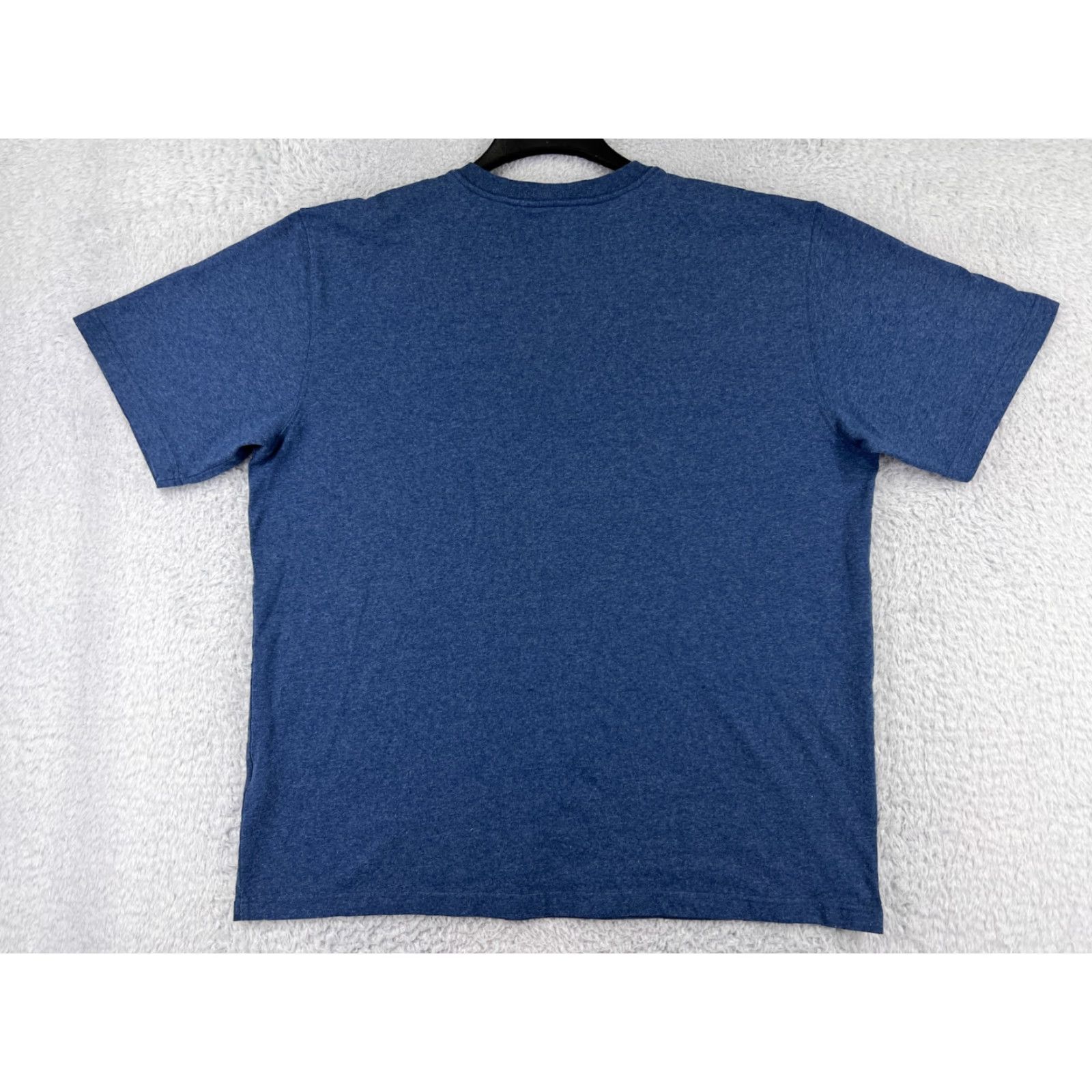 Carhartt VINTAGE Carhartt Shirt Mens XL Heather Blue Short Sleeve Pocket Crew Neck Work Size US XL / EU 56 / 4 - 5 Thumbnail