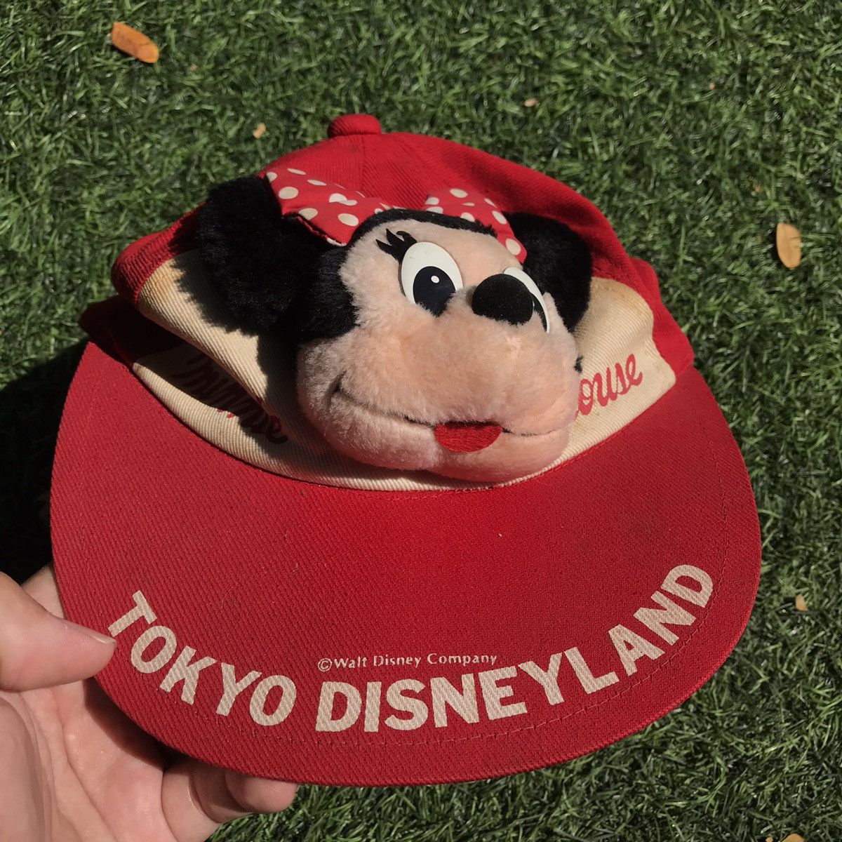 Disney × Mickey Mouse × Vintage VINTAGE MINI MOUSE FULLCAP 7 panel Tokyo disneyLand Made Size ONE SIZE - 12 Thumbnail