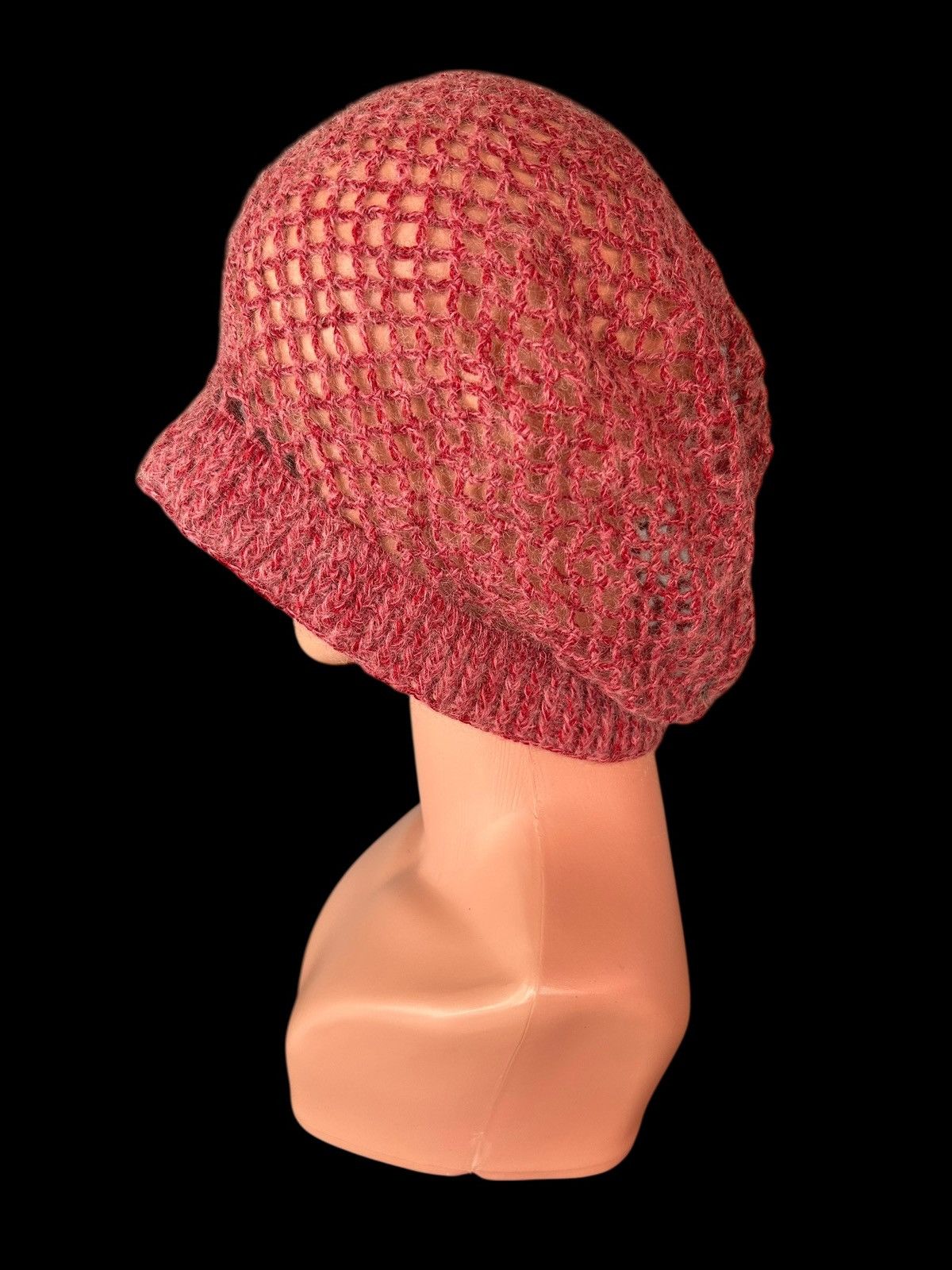 Kapital Crochet Knitted Handmade Hairy big Beanie Hats Size ONE SIZE - 3 Thumbnail