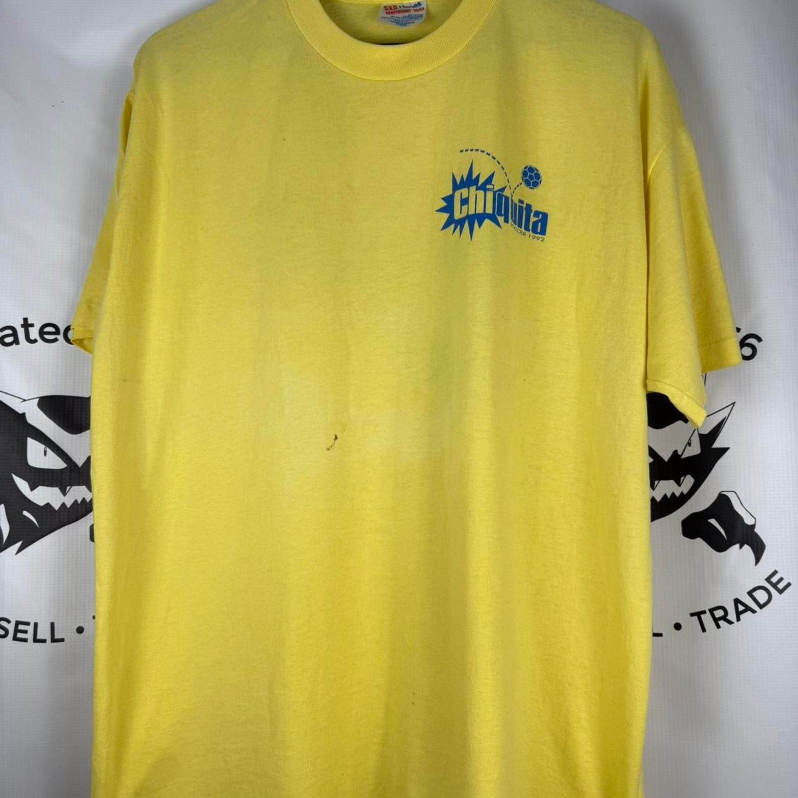 Vintage Vintage 1992 Chiquita Bananas Soccer T-Shirt streetwear Size US XL / EU 56 / 4 - 2 Thumbnail