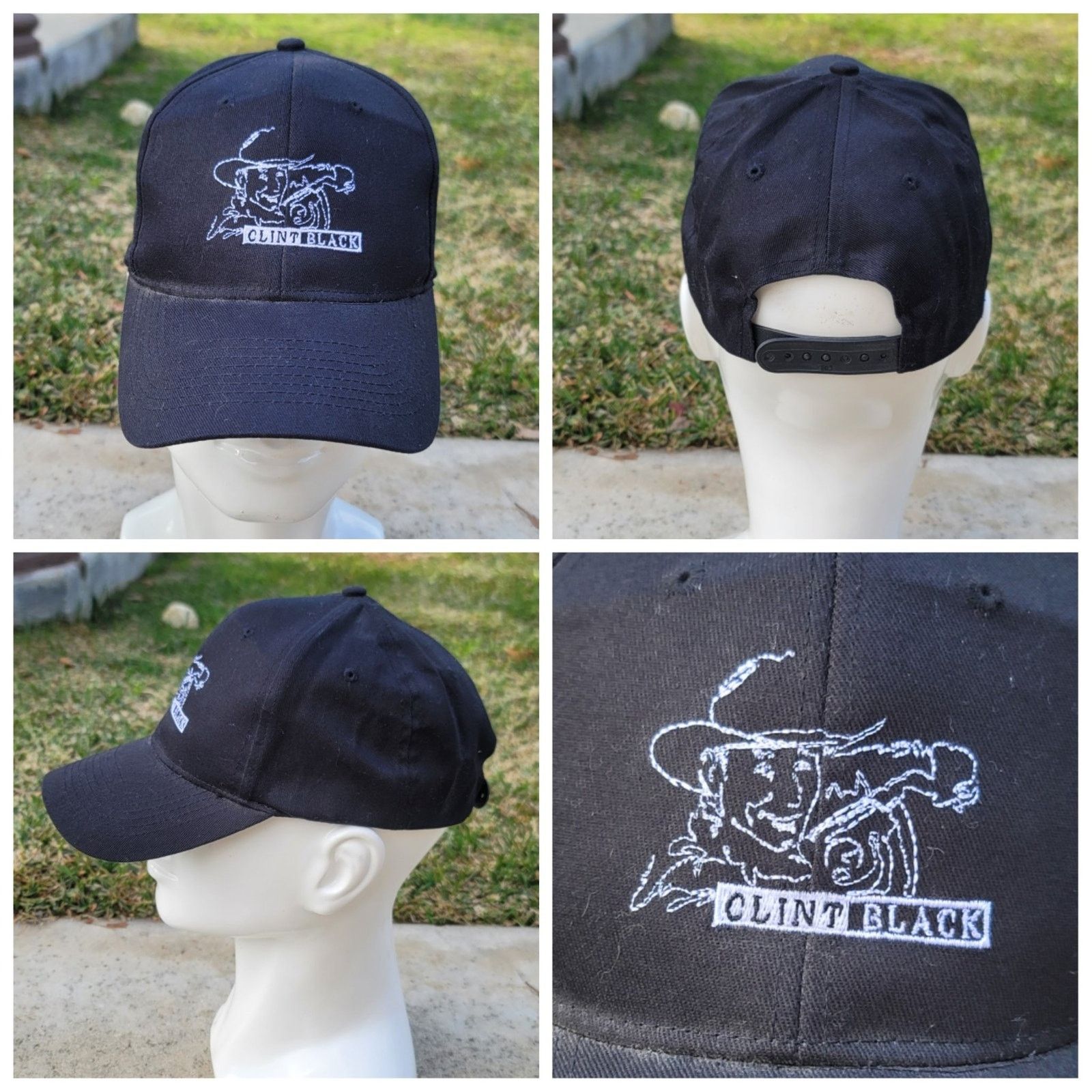 The Unbranded Brand Vtg Clint Black Concert Snapback Hat Country Music Size ONE SIZE - 1 Thumbnail