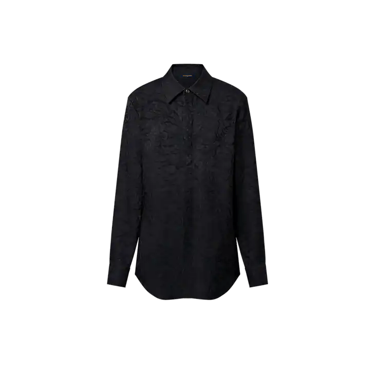 Louis Vuitton Silk Blend Long-Sleeved Shirt - 39 L Size 40S - 1 Thumbnail
