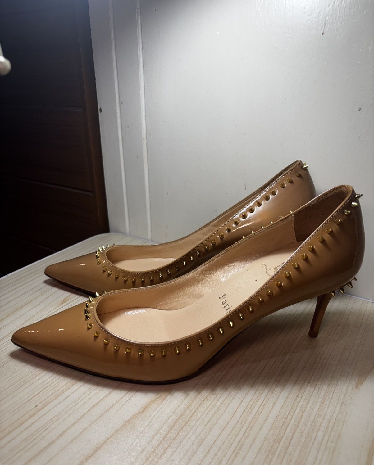 Christian Louboutin Christian Louboutin Anjalina Spike Size US 7 / IT 37 - 3 Thumbnail