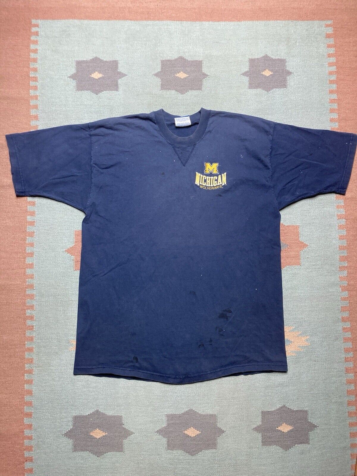 Pro Player × Vintage 90s t shirt university of Michigan wolverines distressed XXL Size US XXL / EU 58 / 5 - 1 Thumbnail