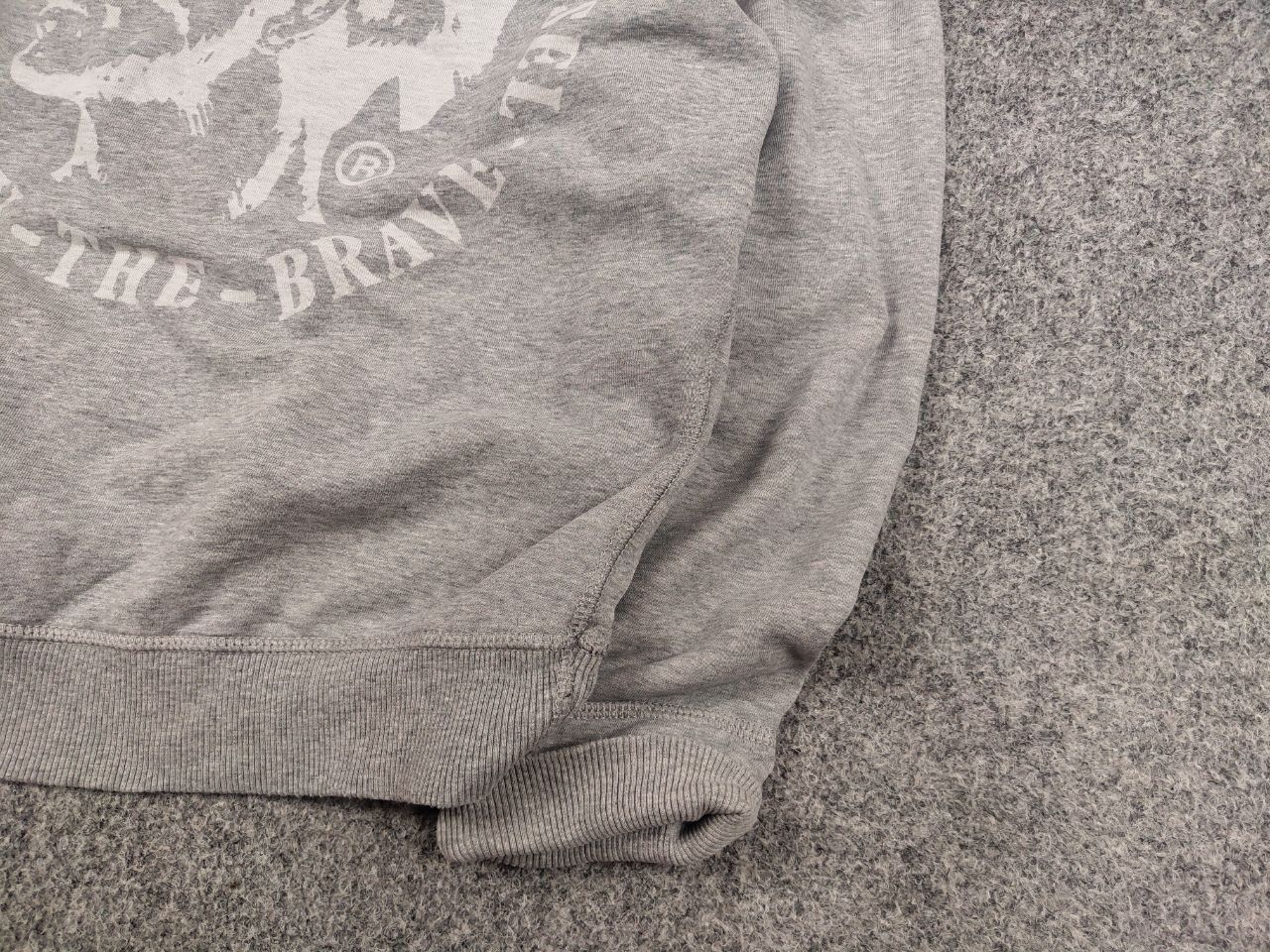 Diesel Vintage Diesel only the brave Logo Gray Sweatshirt Y2K Style Size US L / EU 52-54 / 3 - 5 Thumbnail
