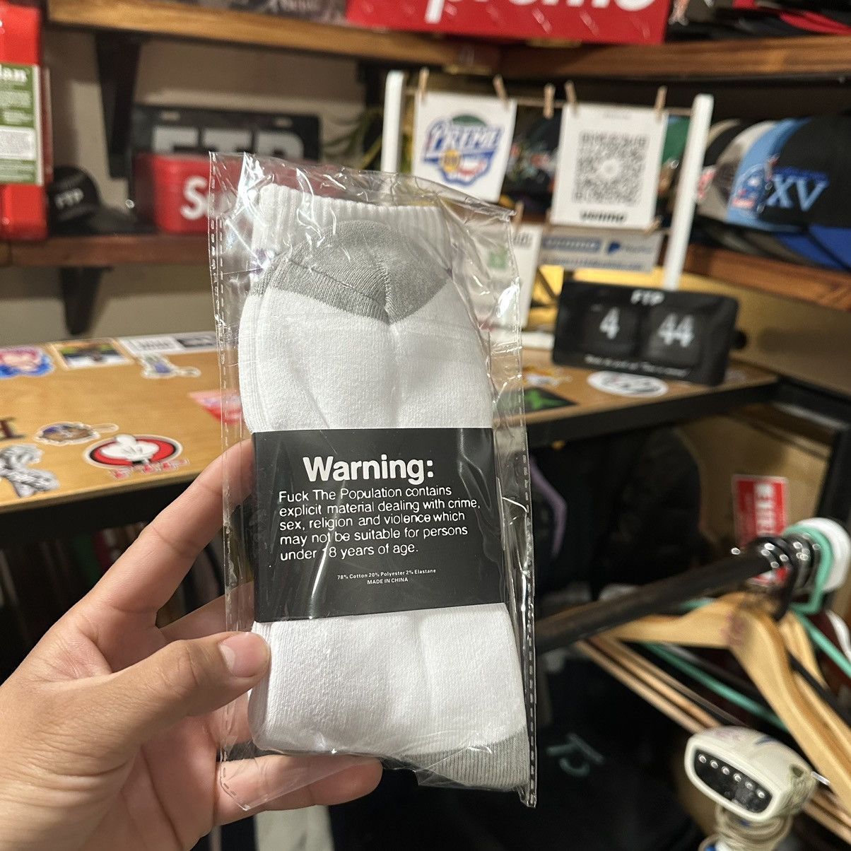 Fuck The Population Ftp socks Size ONE SIZE - 2 Thumbnail