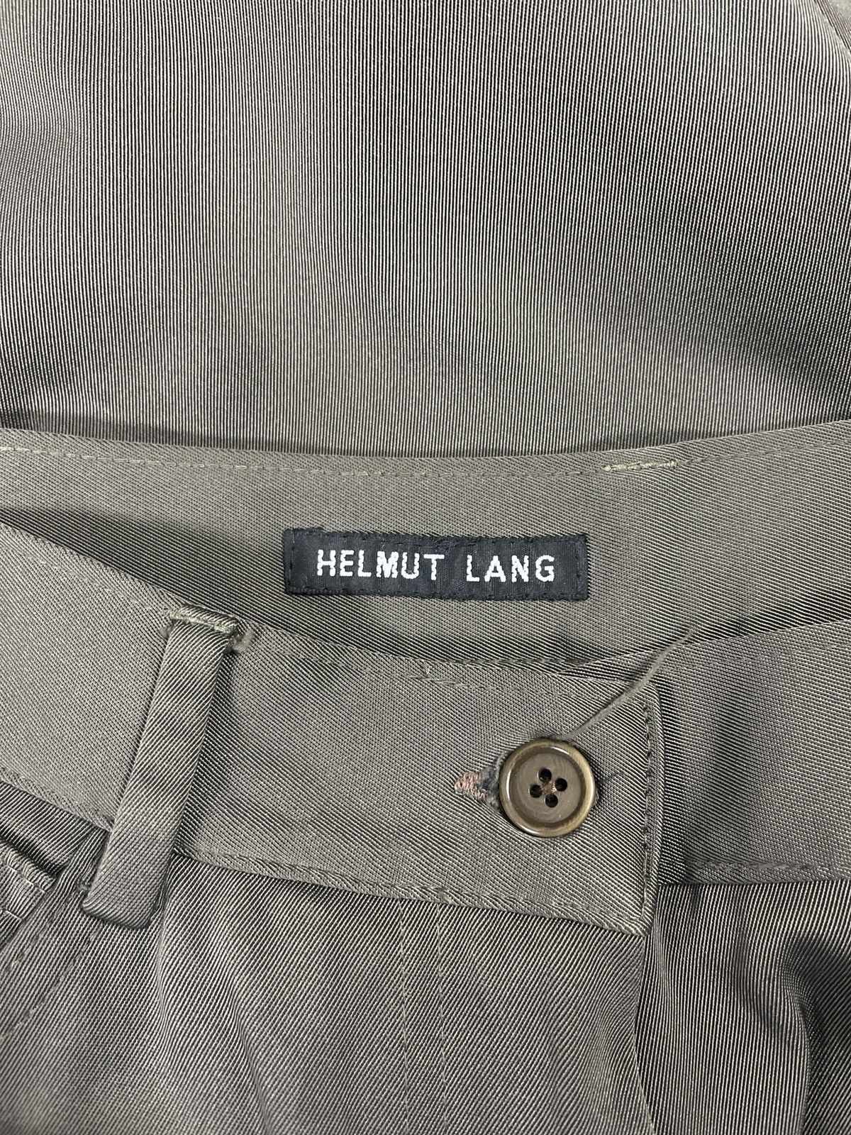 Helmut Lang Helmut Lang - 90’s Striped Knees Olive Pants Size 30" / US 8 / IT 44 - 7 Thumbnail