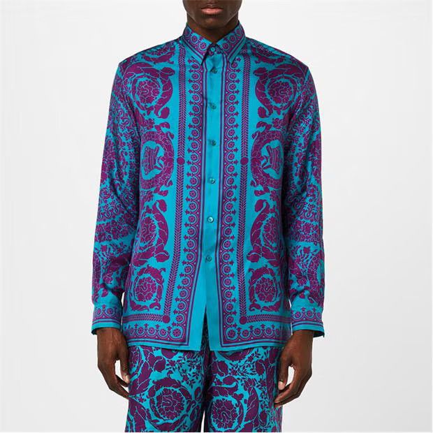 Versace o1g2r1mq0824 Baroque Shirts in Multicolor Size US S / EU 44-46 / 1 - 3 Thumbnail