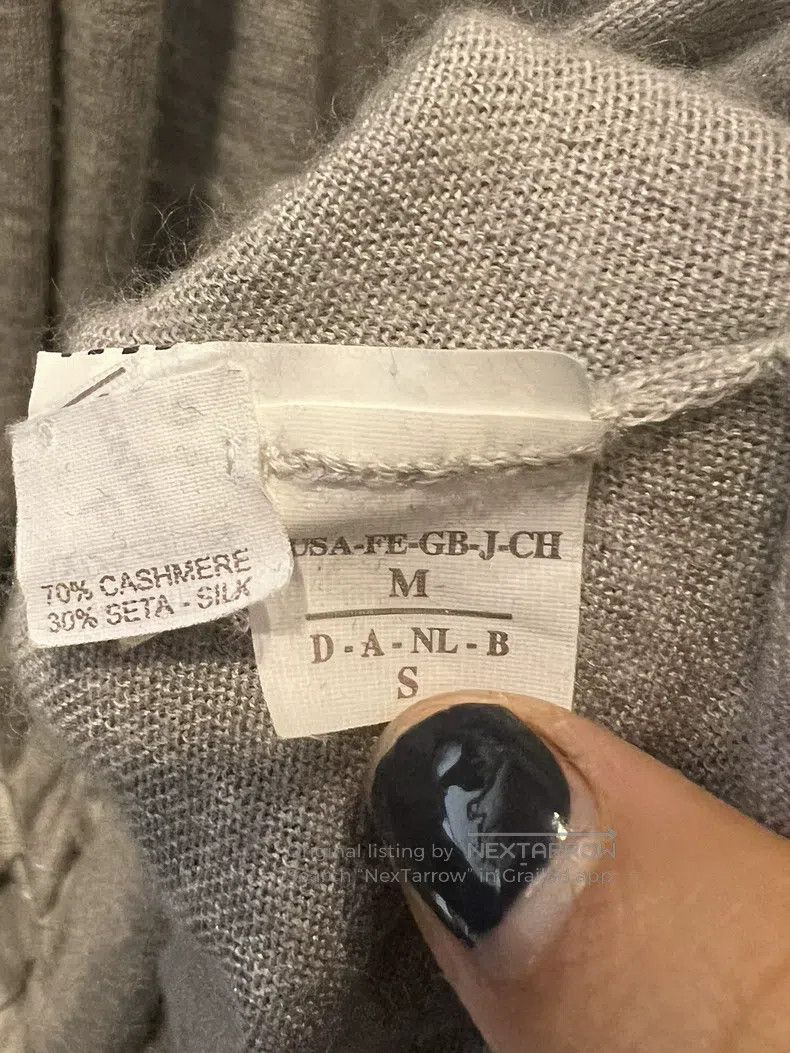 Brunello Cucinelli Brunello Cucinelli Cashmere sweater Size M / US 6-8 / IT 42-44 - 3 Thumbnail