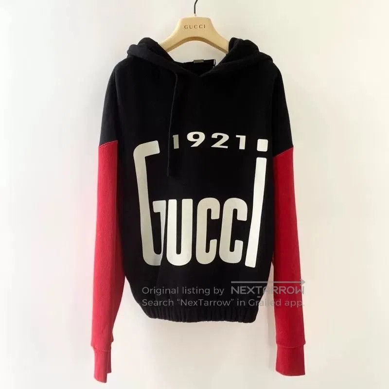 Gucci Gucci Cotton Colorblock Logo Hoodie S. Size US S / EU 44-46 / 1 - 1 Thumbnail