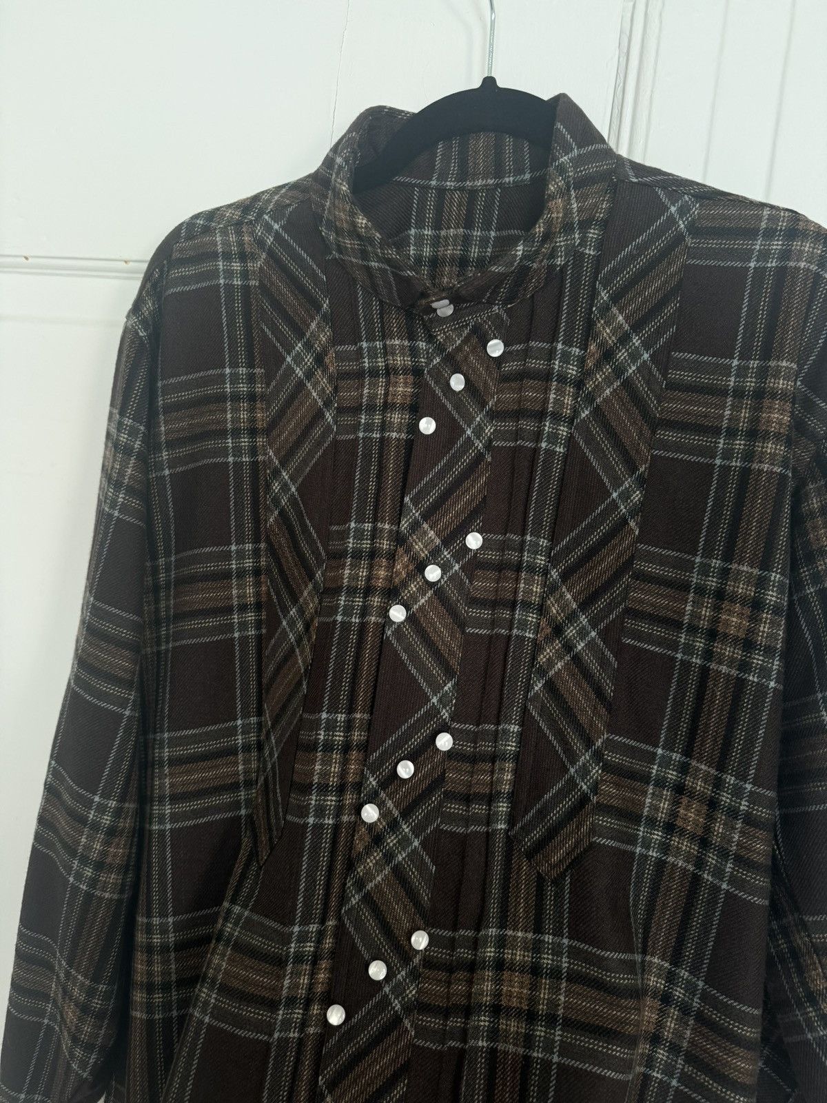 Vintage Brown flannel shirt Size US L / EU 52-54 / 3 - 2 Thumbnail