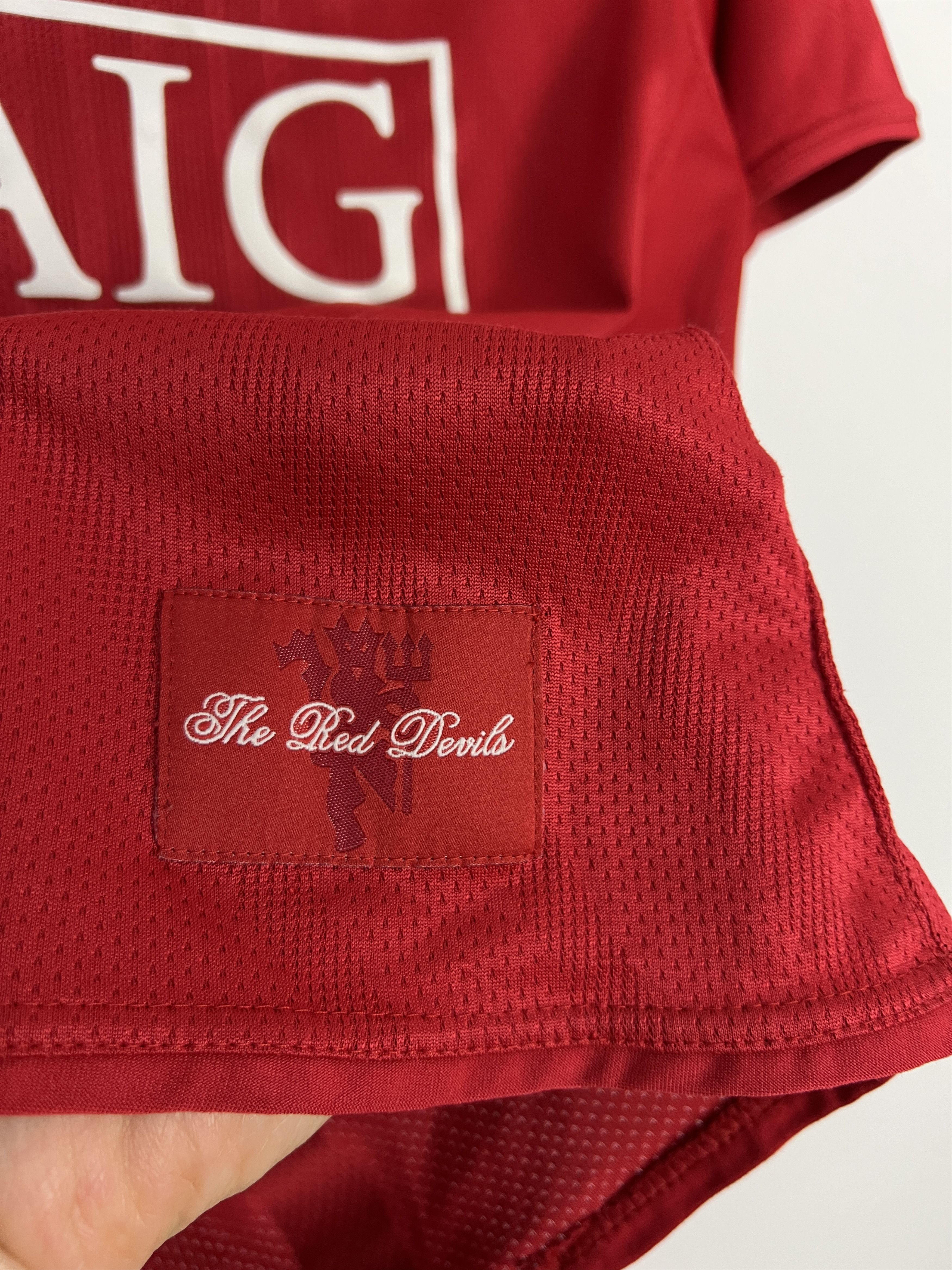 Nike Manchester United football shirt Soccer Jersey Boys 13 Size US XXS / EU 40 - 4 Thumbnail