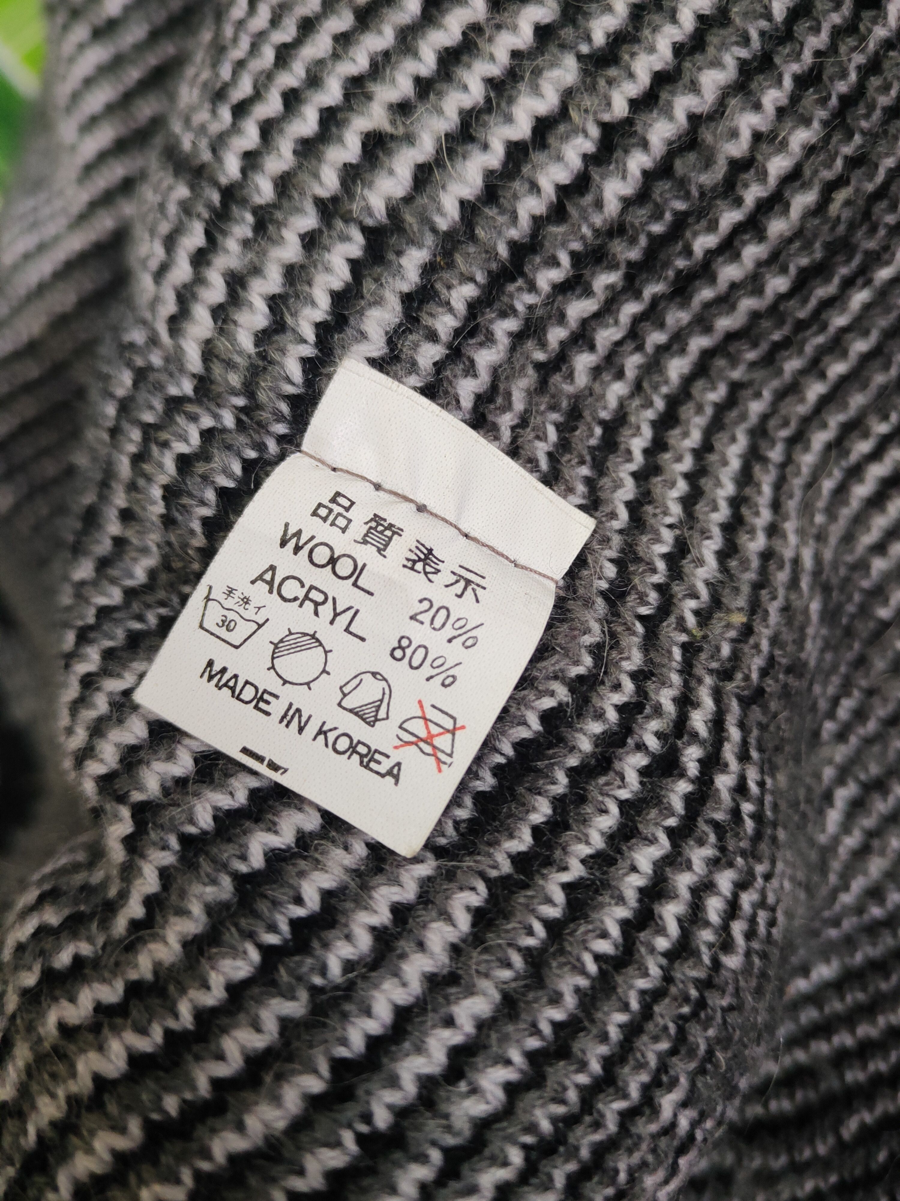 Vintage Japanese Brand Dark Gray Knitwear Vests #W1746 Size L / US 10 / IT 46 - 10 Thumbnail
