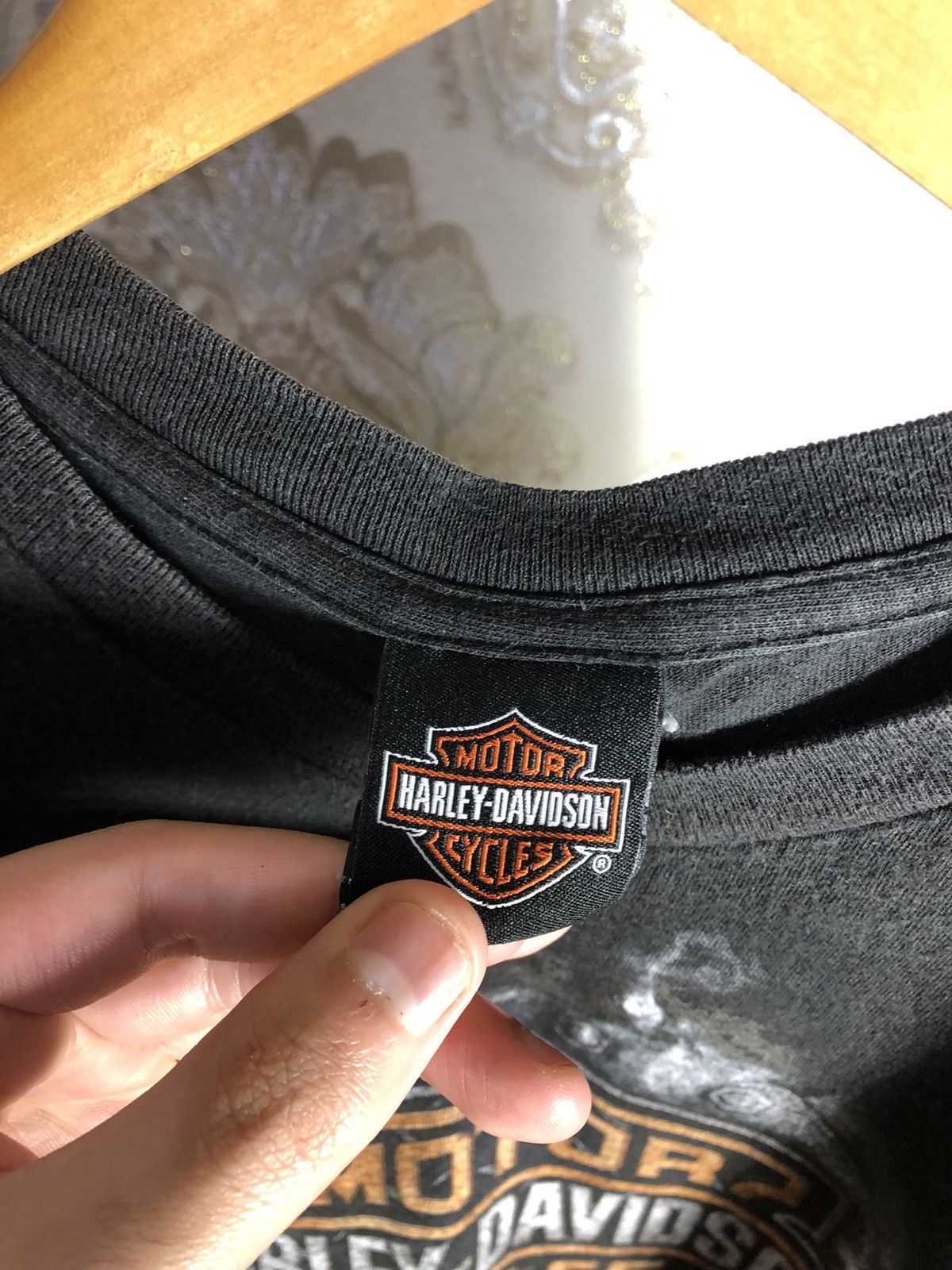 Harley Davidson × Vintage VERY RARE HARLEY DAVIDSON CYCLE DOUBLE PRINTED RETRO 90s Y2K Size US XXL / EU 58 / 5 - 4 Thumbnail