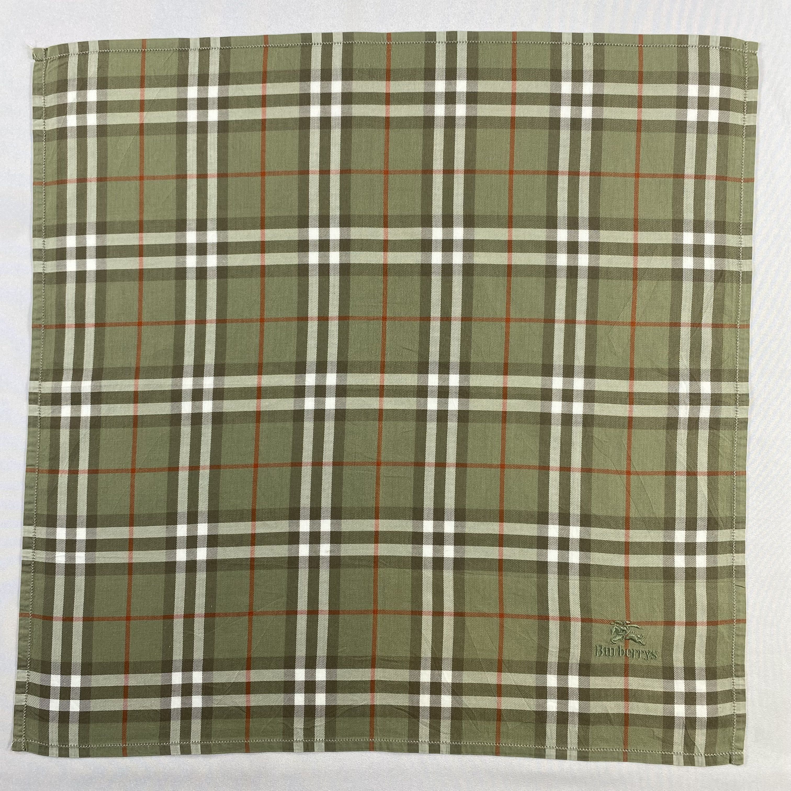 Burberry × Vintage Burberry Handkerchief / Neckerchief / Bandana-P1090 Size ONE SIZE - 1 Thumbnail