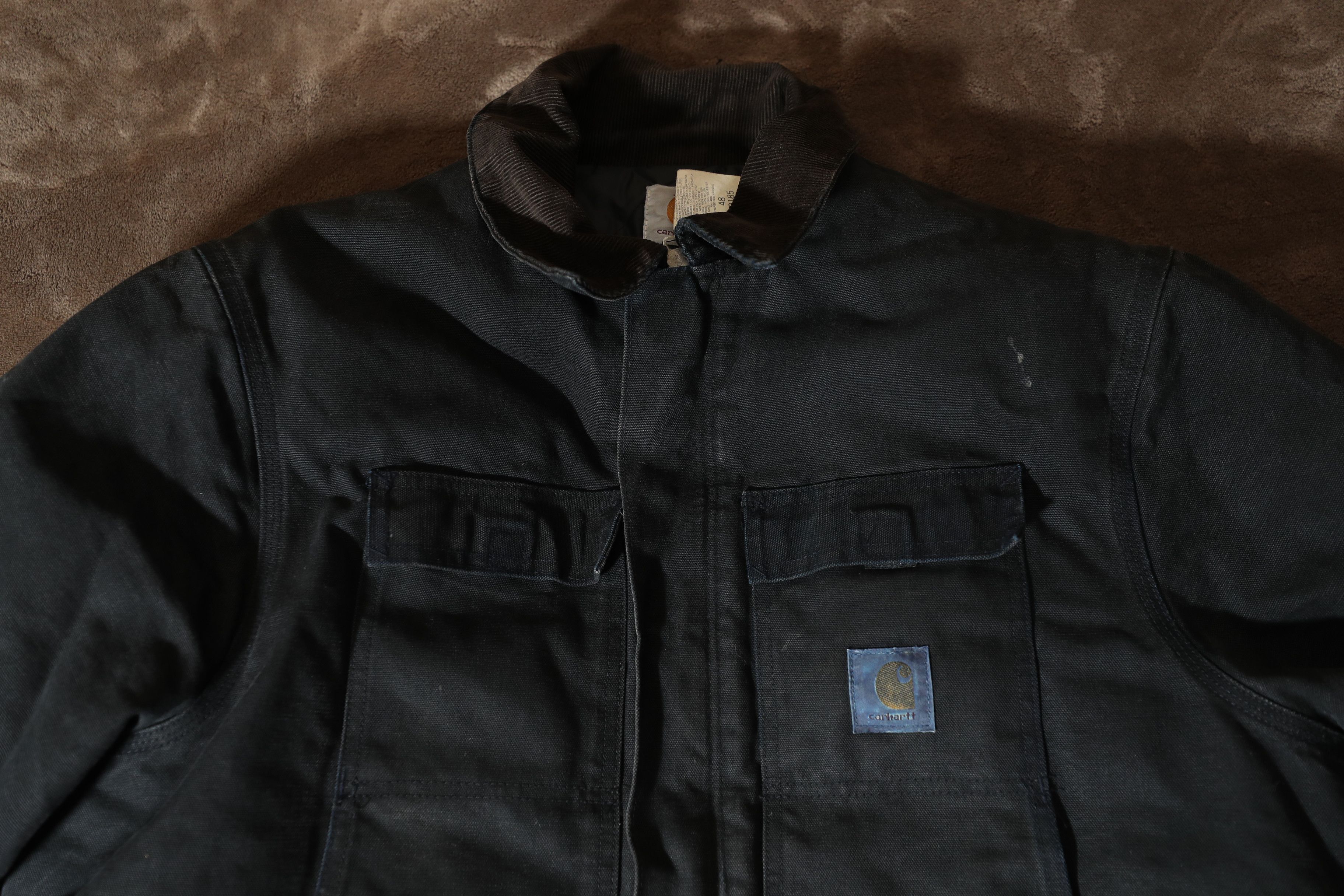 Carhartt Carhartt CQ185 Black Duck Arctic Quilt Lined Jacket (48) Size US M / EU 48-50 / 2 - 3 Thumbnail