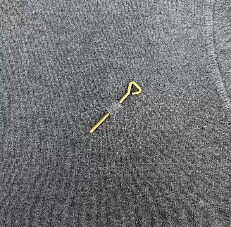 Louis Vuitton Louis Vuitton Grey Metallic Pin Instruction Book logo Zip Size US S / EU 44-46 / 1 - 6 Thumbnail