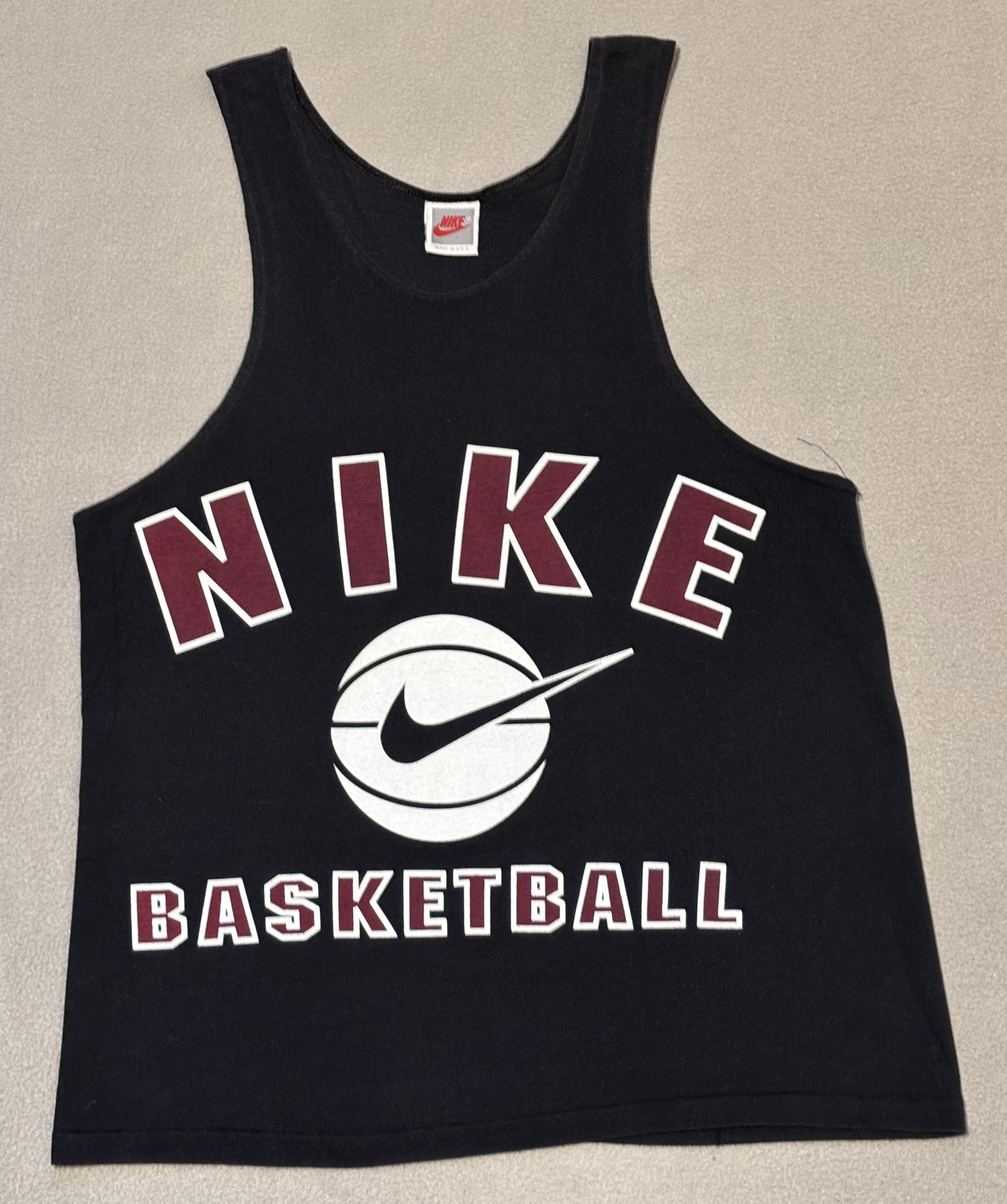 Nike Nike Basketball Vintage Sleeveless T-Shirt Size M Size US XL / EU 56 / 4 - 6 Thumbnail