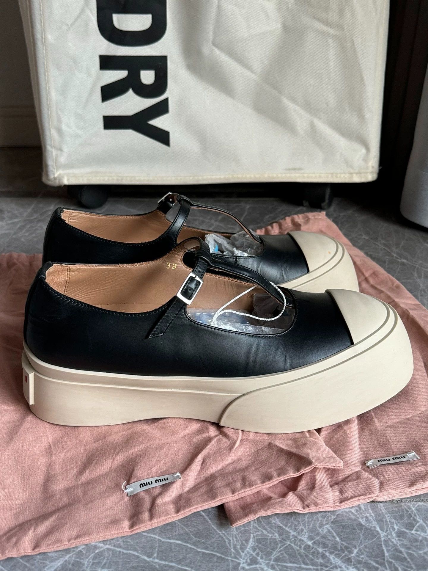 Marni Marni platform buckle Mary Jane black Size US 7.5 / IT 37.5 - 3 Thumbnail