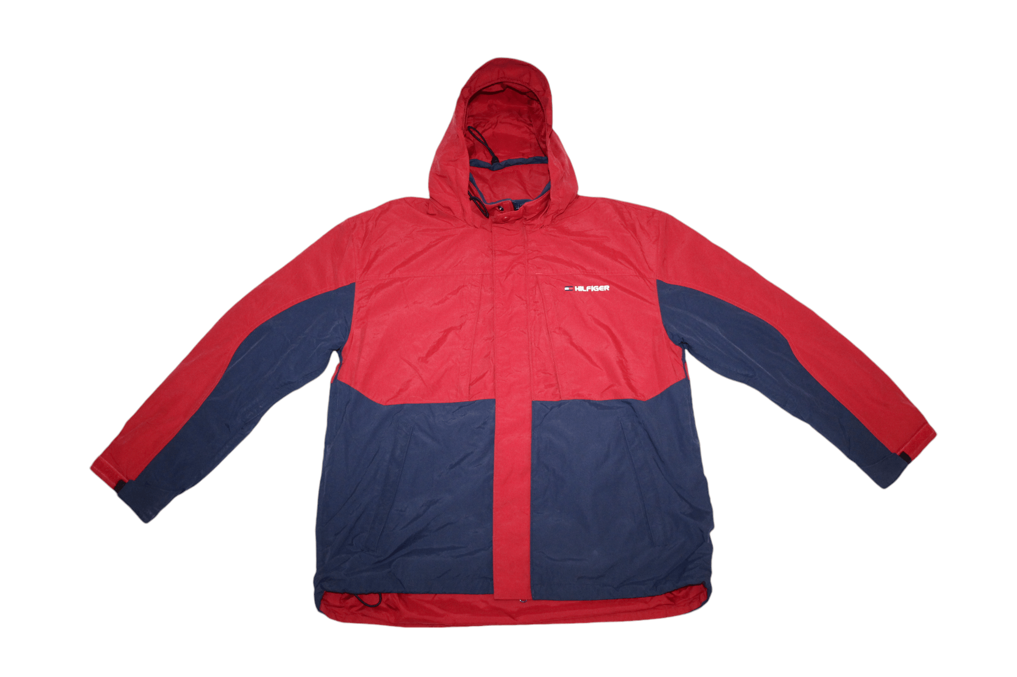 Tommy Hilfiger VTG🔥90's Tommy Hilfiger Fleece Lining Multipocket Jacket Size US XL / EU 56 / 4 - 4 Thumbnail