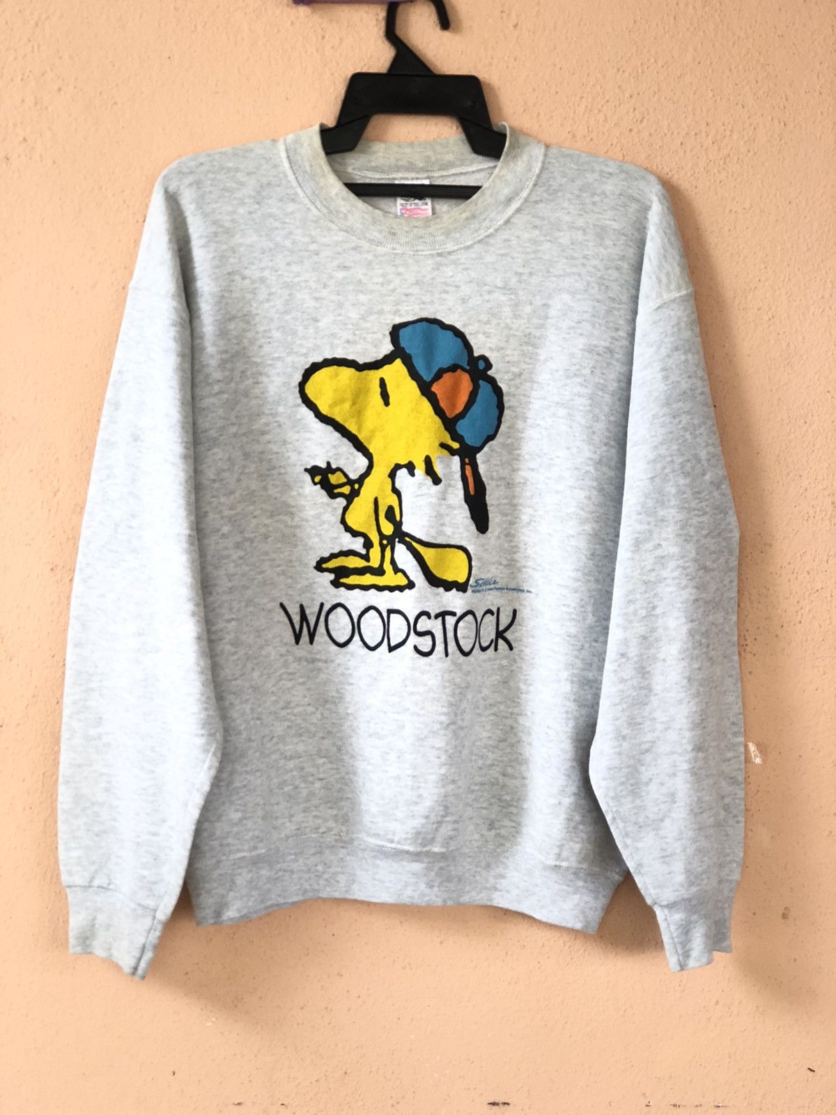 Band Tees × Cartoon Network × Vintage Vintage 90s WOODSTOCK Peanuts Sweatshirt Size US L / EU 52-54 / 3 - 1 Thumbnail